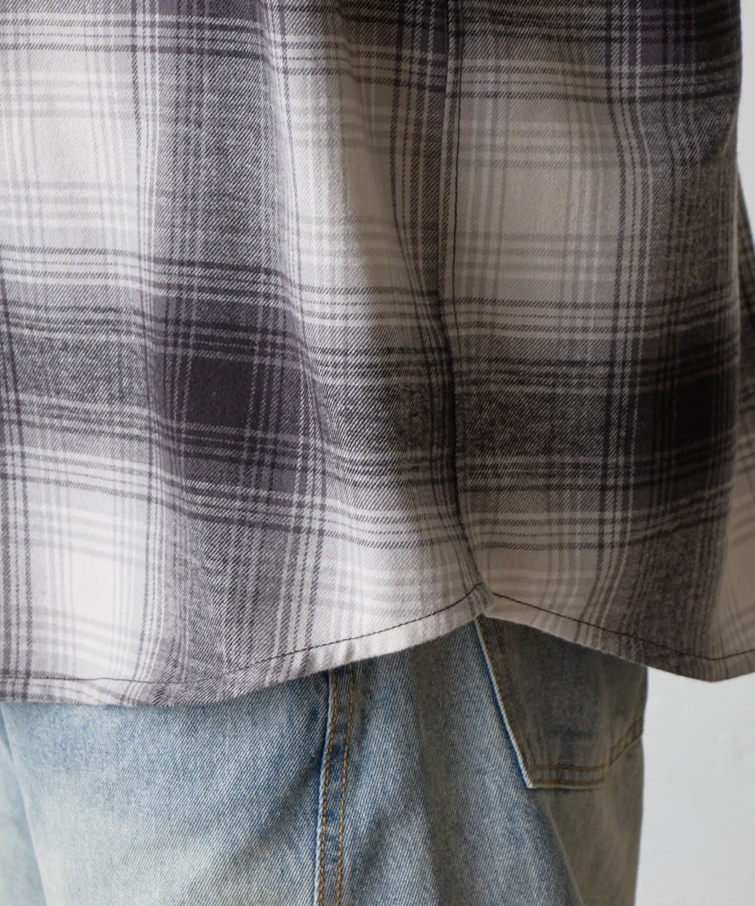 COLONY 2139(コロニー トゥーワンスリーナイン) アソートチェックフードシャツ