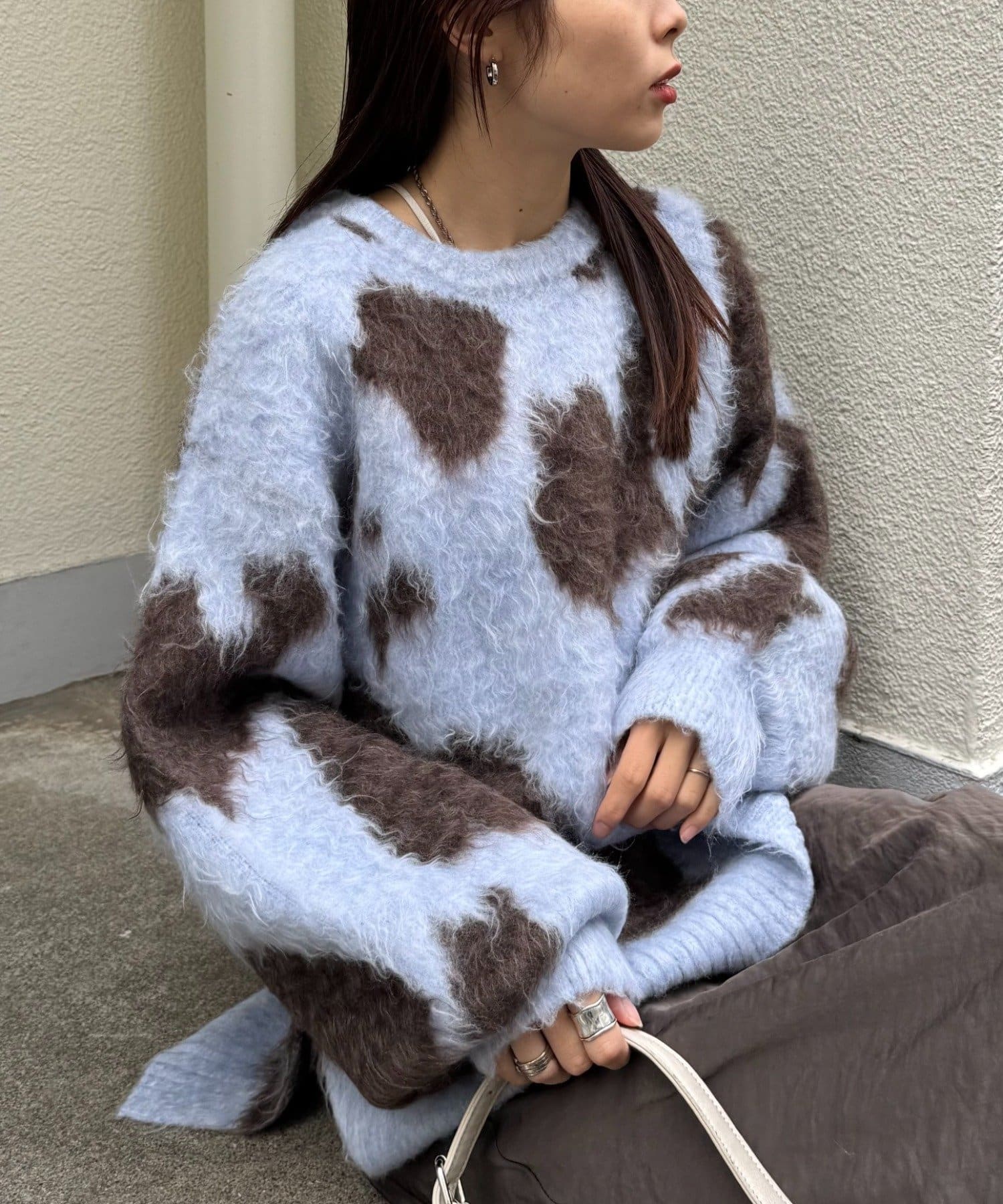 CIAOPANIC TYPY(チャオパニックティピー) 【着映えニット】アニマル柄シャギーニット