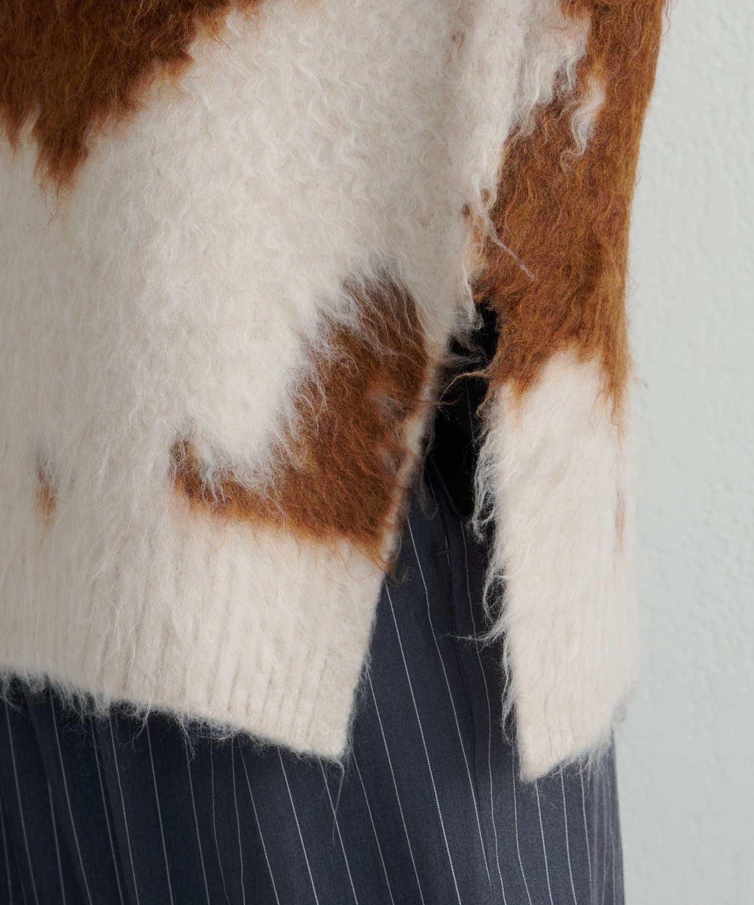 CIAOPANIC TYPY(チャオパニックティピー) 【主役級】ニュアンス柄シャギーニット