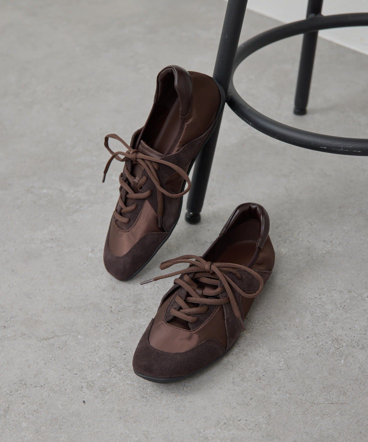 GALLARDAGALANTE(ガリャルダガランテ) 【2.718】サテンスニーカー