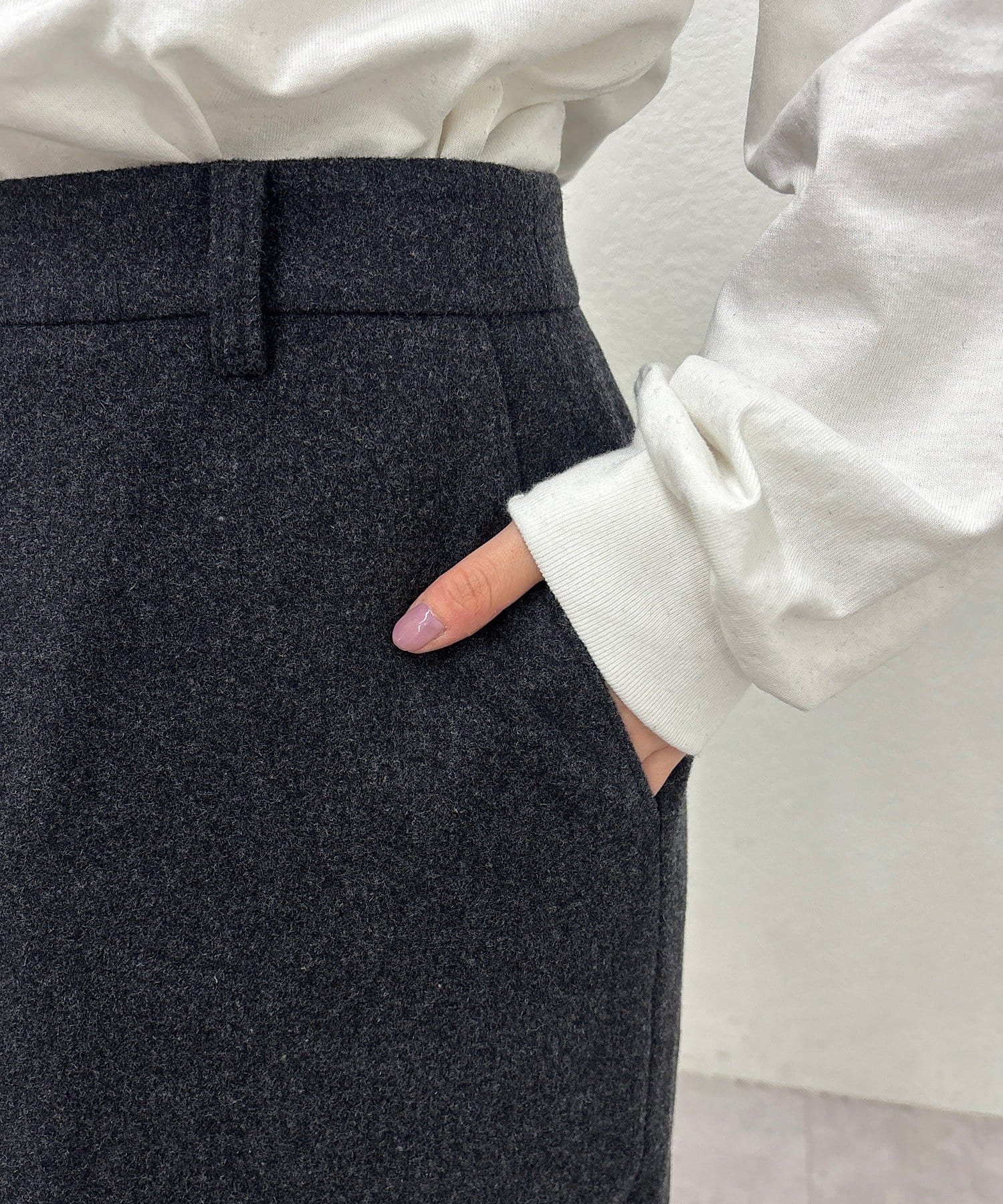 SHENERY(シーナリー) 【お年玉セットフェア対象アイテム】ウールミニスカート