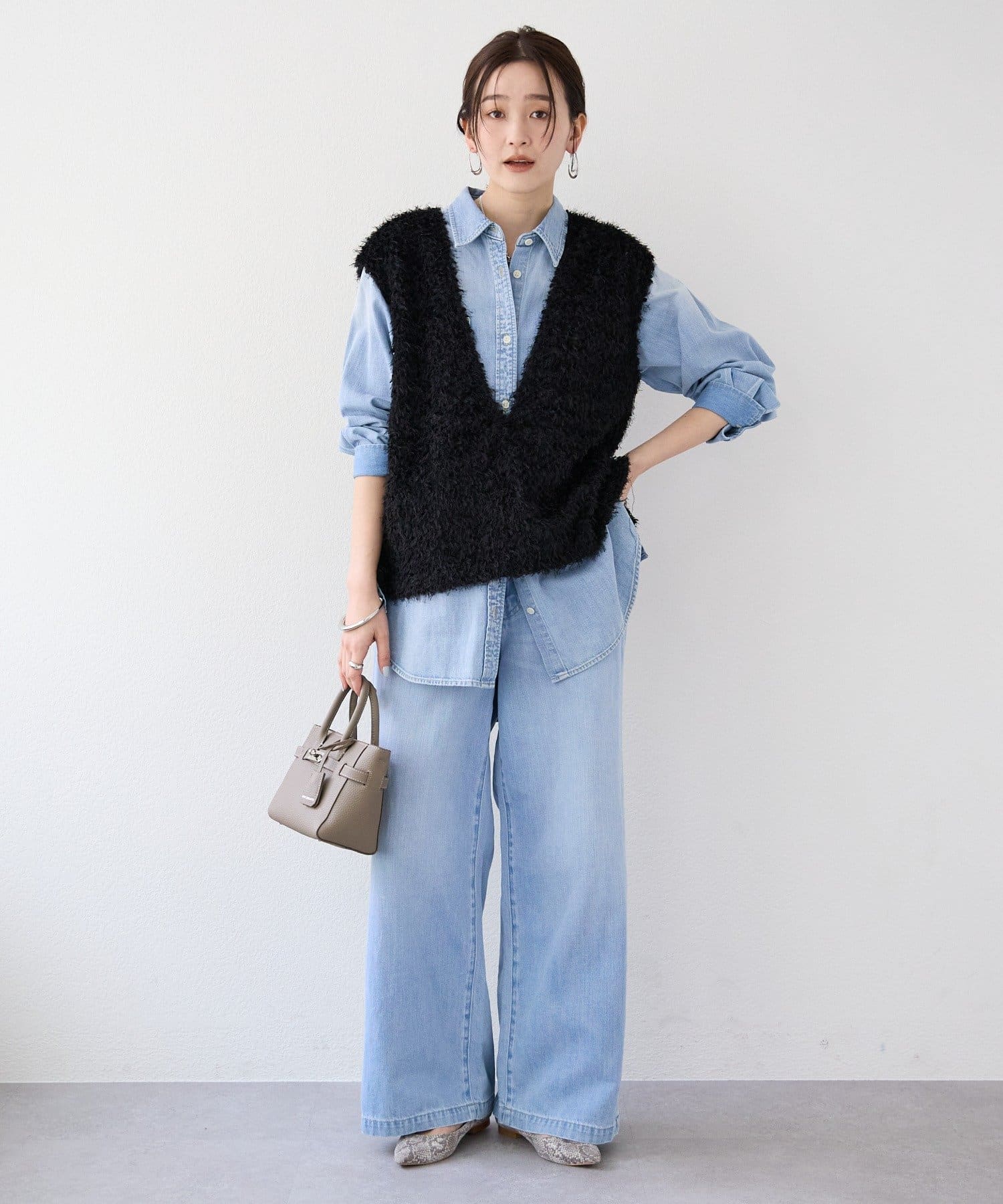 RIVE DROITE(リヴドロワ) 予約【実用性抜群】ひねり金具ミニトートバッグ