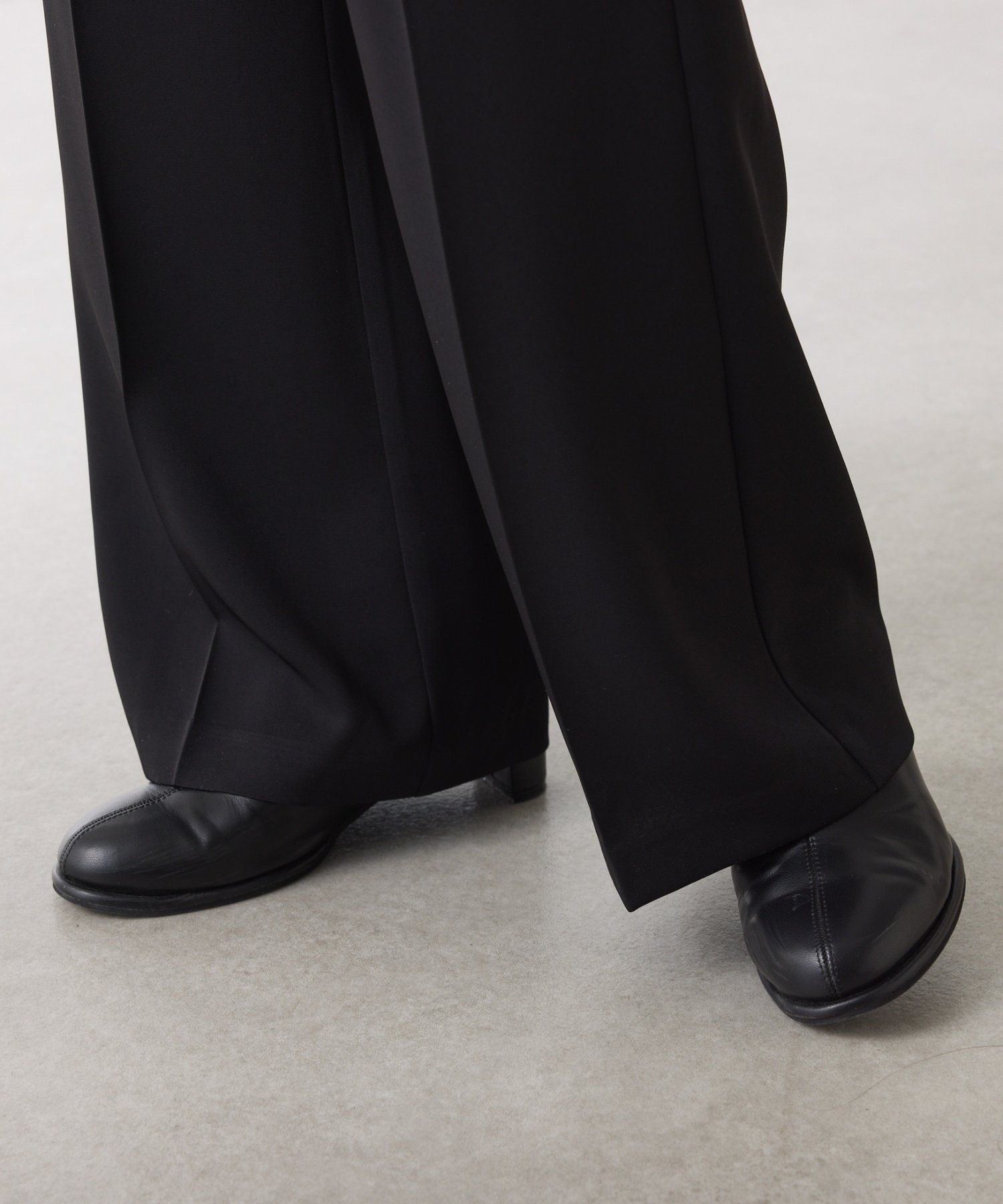 COLLAGE GALLARDAGALANTE(コラージュ ガリャルダガランテ) 【２サイズ展開】ツイルフレアパンツ/セットアップ/セレモ二ー