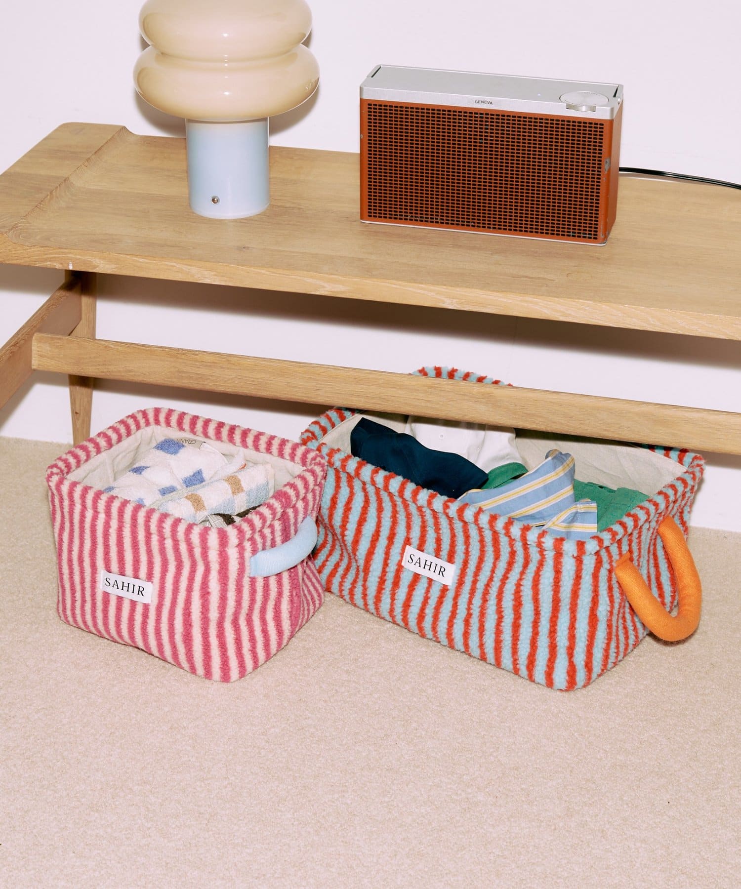 BIRTHDAY BAR(バースデイバー) 【SAHIR サヒール】Fabric basket　S