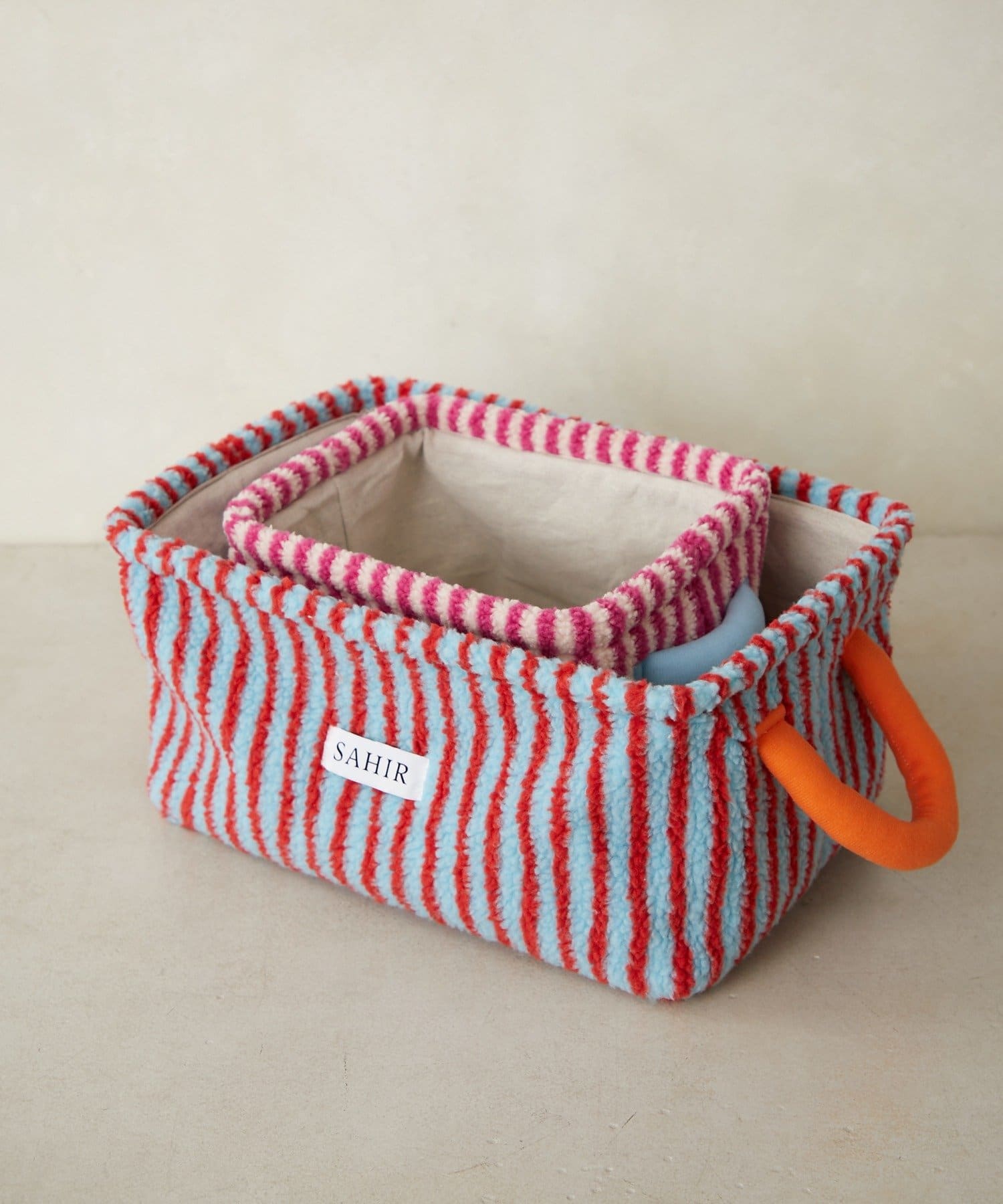 BIRTHDAY BAR(バースデイバー) 【SAHIR サヒール】Fabric basket　L