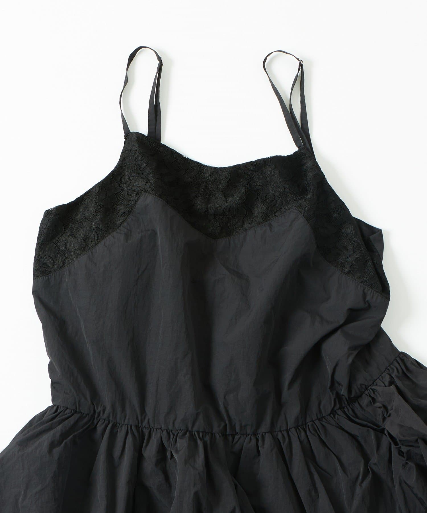 OUTLET(アウトレット) 【WHO'S WHO gallery】ナイロンバルーンワンピ