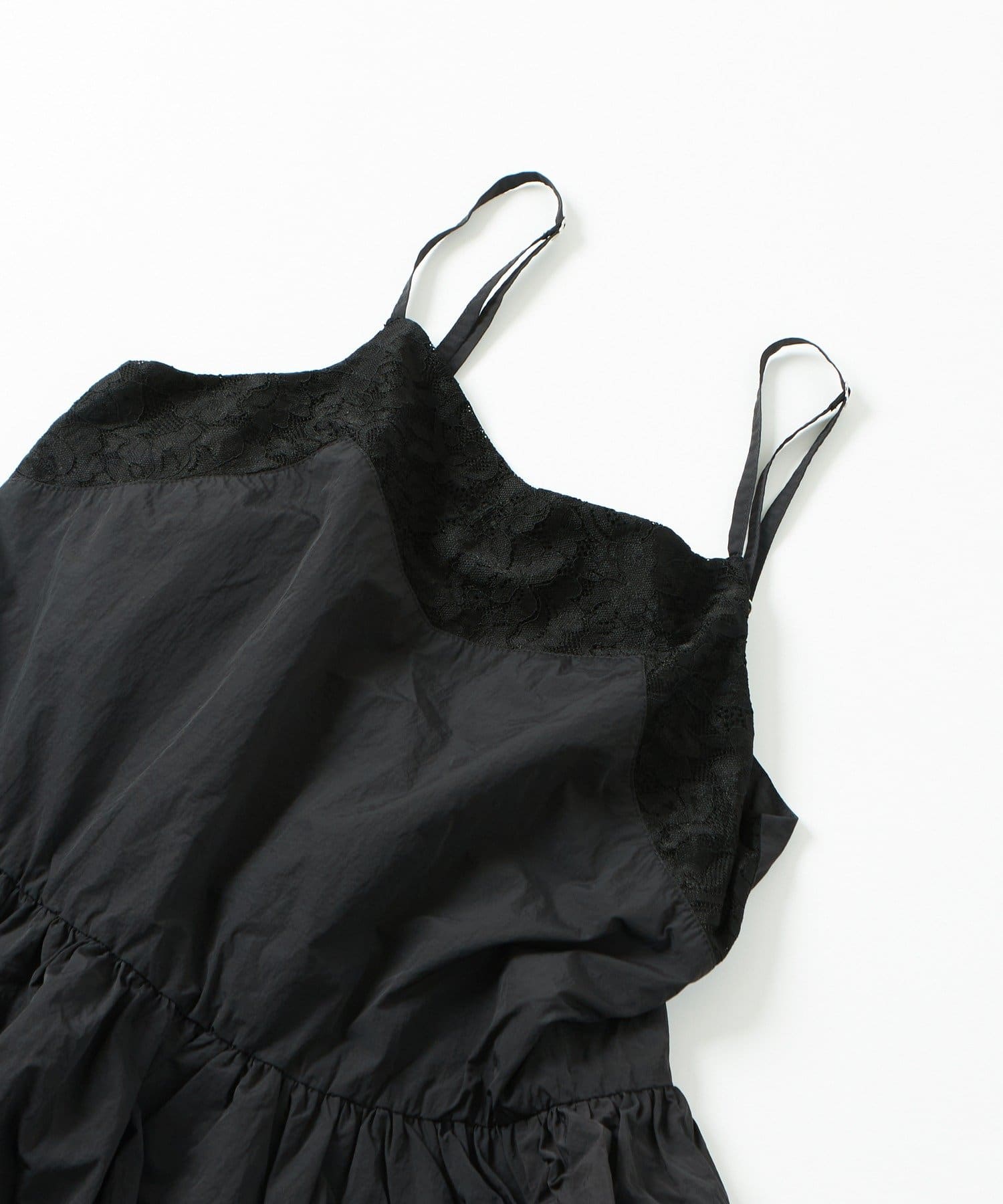 OUTLET(アウトレット) 【WHO'S WHO gallery】ナイロンバルーンワンピ