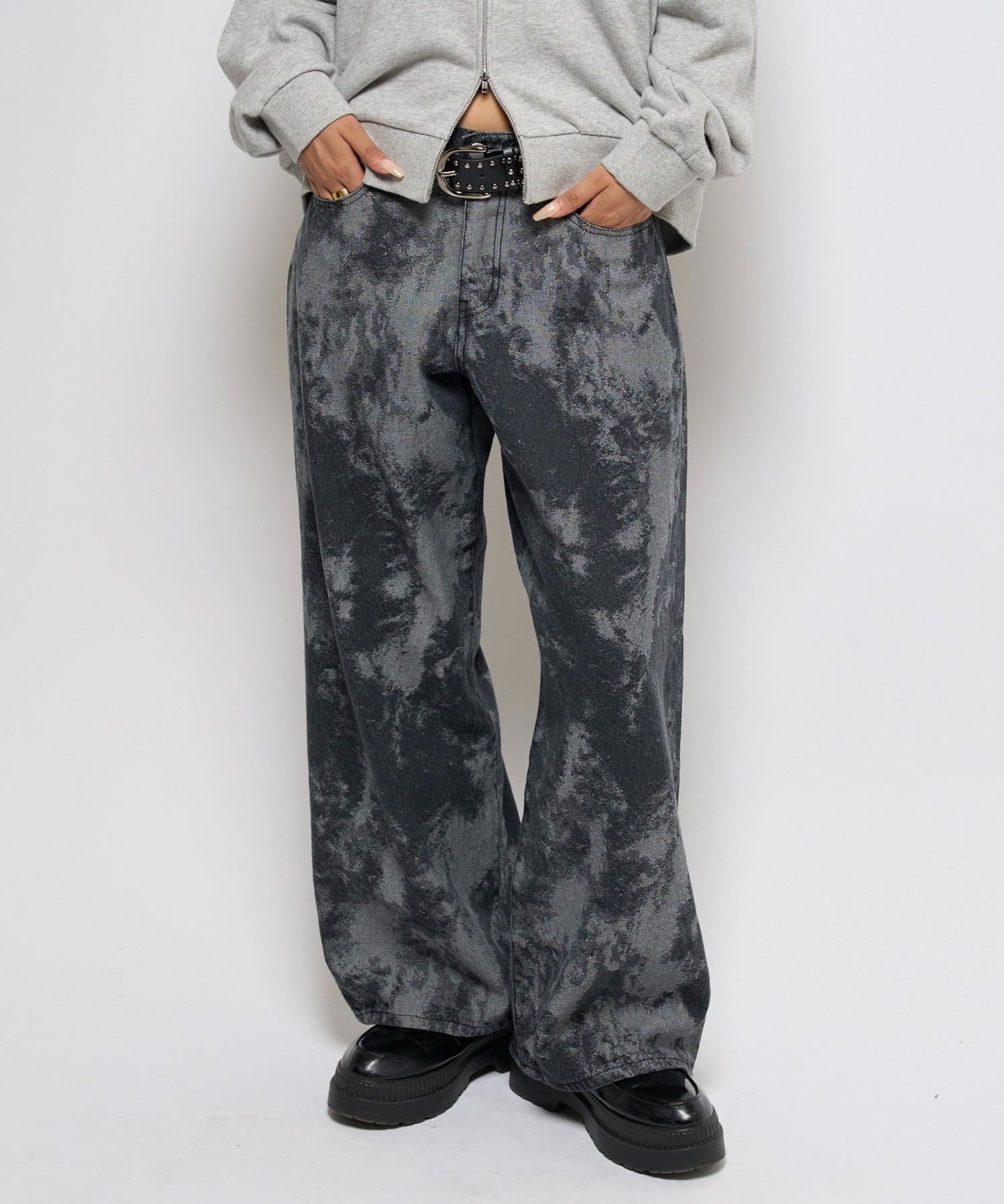 OUTLET(アウトレット) 【WHO'S WHO gallery】アソート柄ローライズデニム