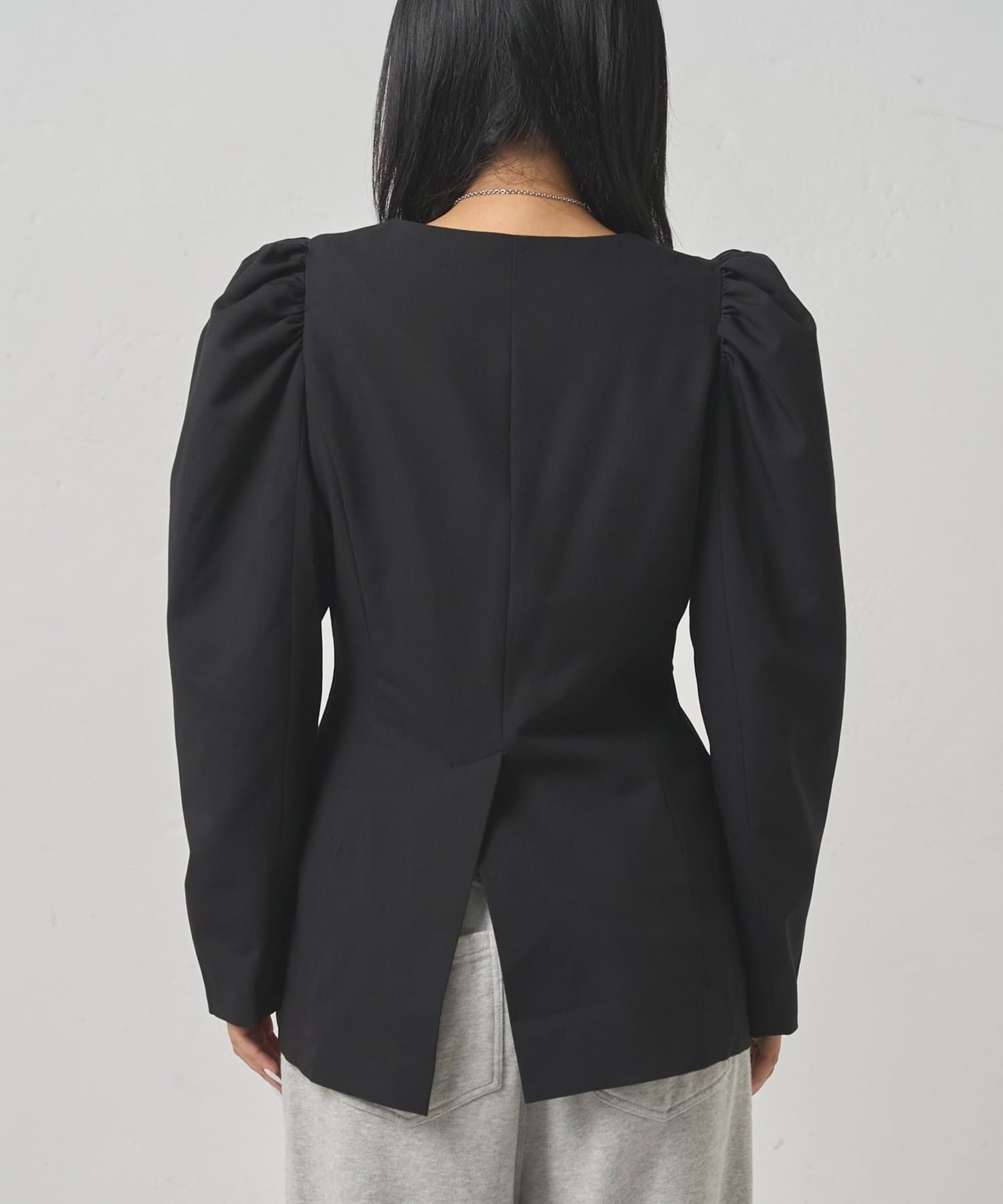 OUTLET(アウトレット) 【WHO'S WHO gallery】パフスリーブジャケット