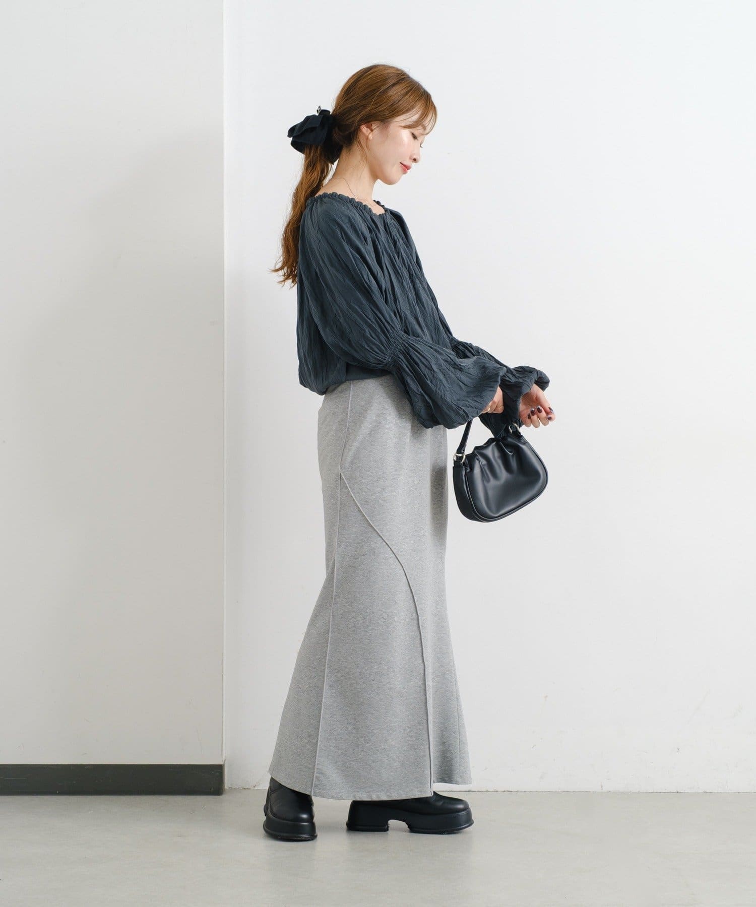 OUTLET(アウトレット) 【Kastane】B キャンディスリーブマルチウェイブラウス