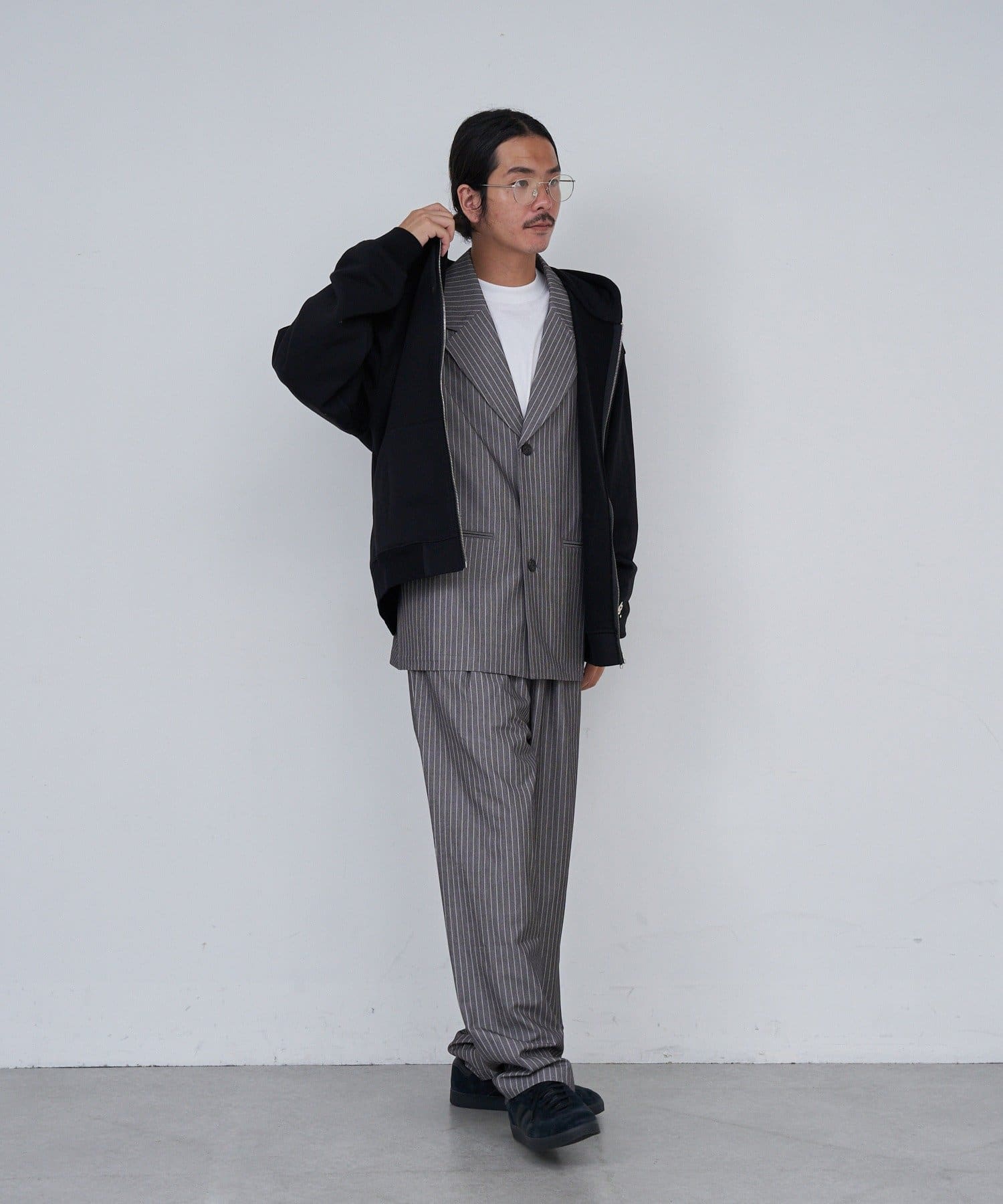 OUTLET(アウトレット) 【Kastane】BM ストライプシングルジャケット