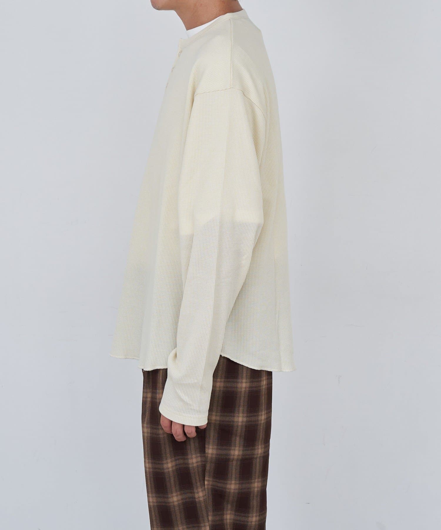 OUTLET(アウトレット) 【Kastane】BM ワッフルラウンドヘンリー