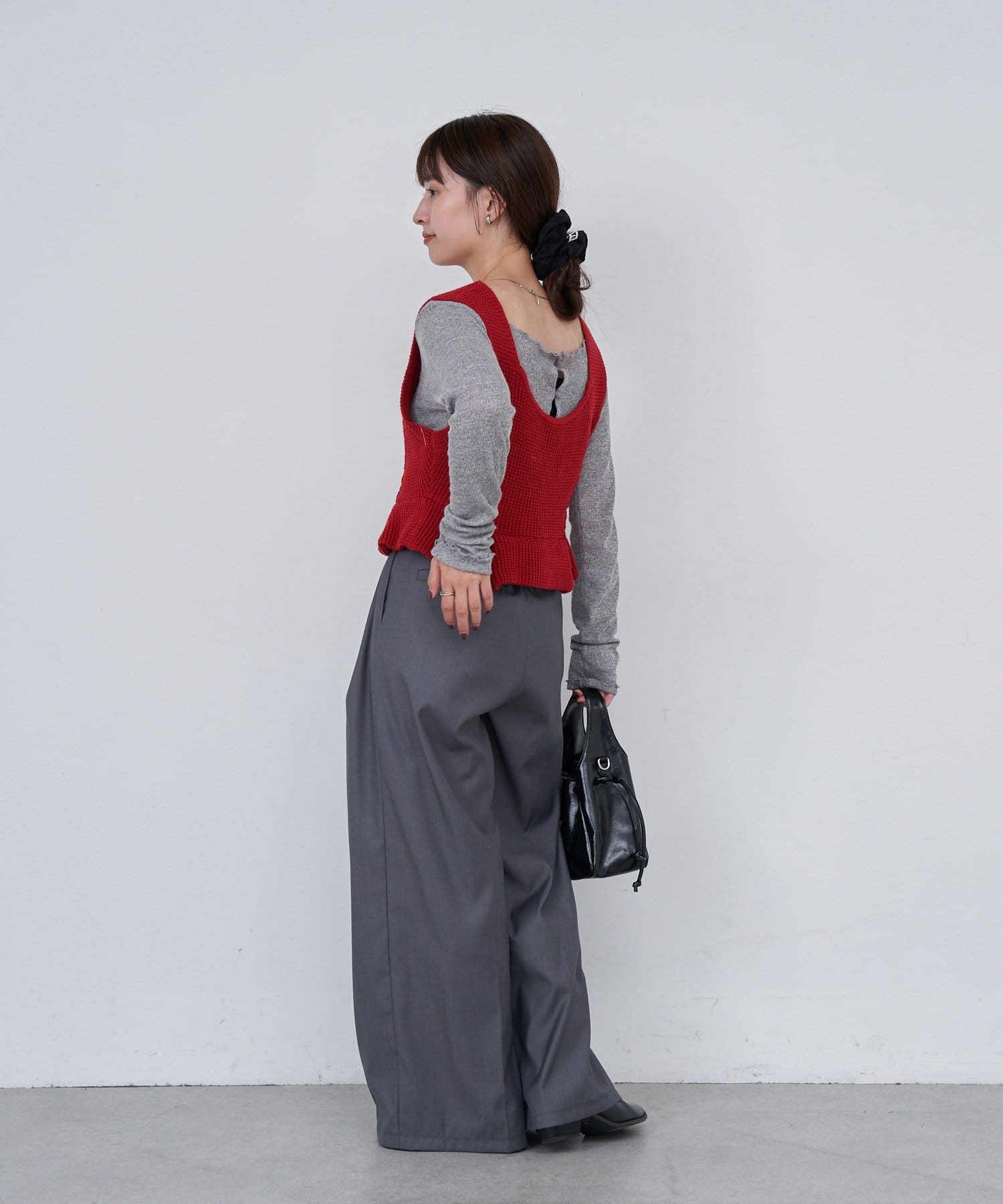 OUTLET(アウトレット) 【Kastane】B パイピングハイウエストパンツ