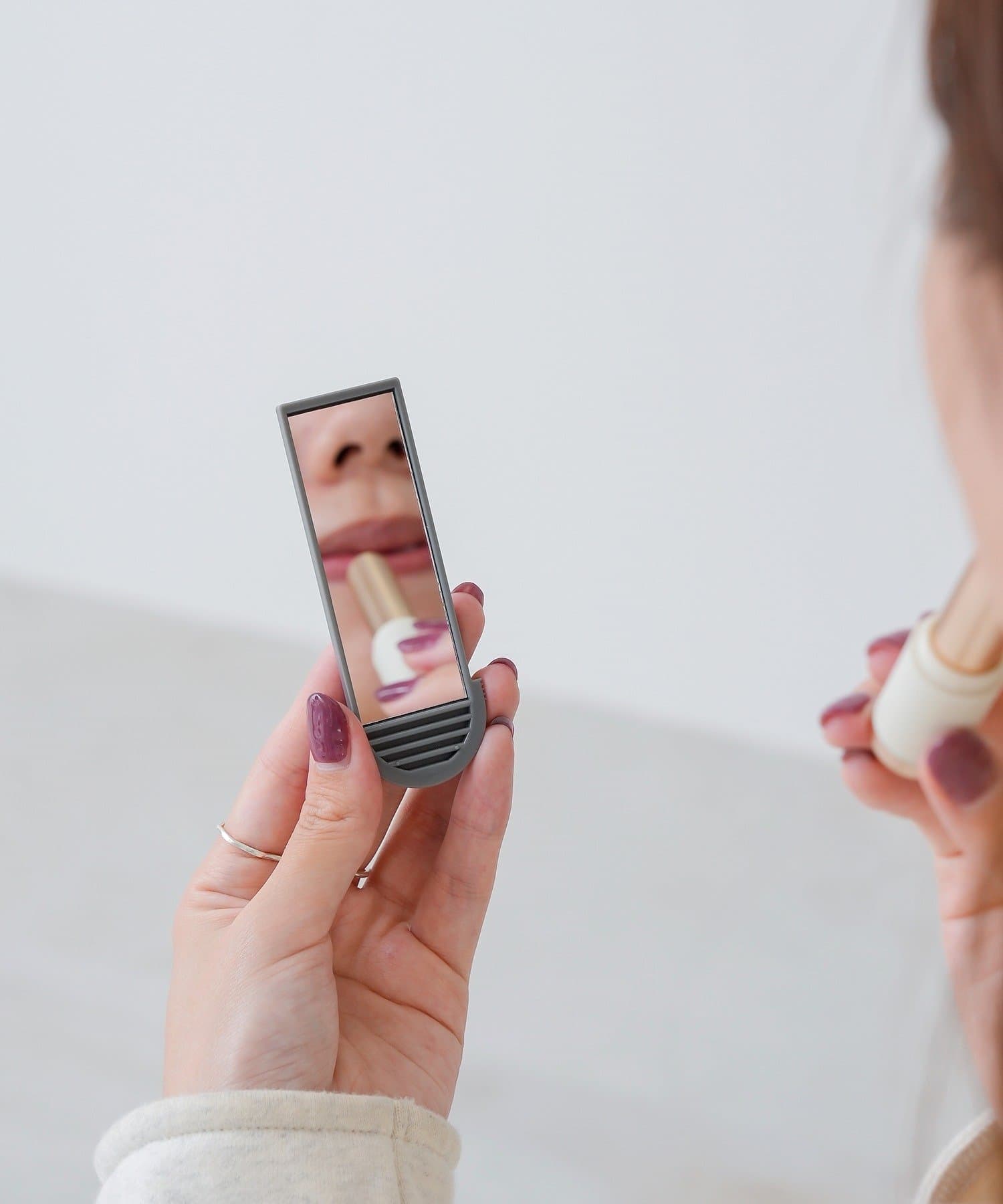 3COINS(スリーコインズ) 折りたたみミラー付コーム