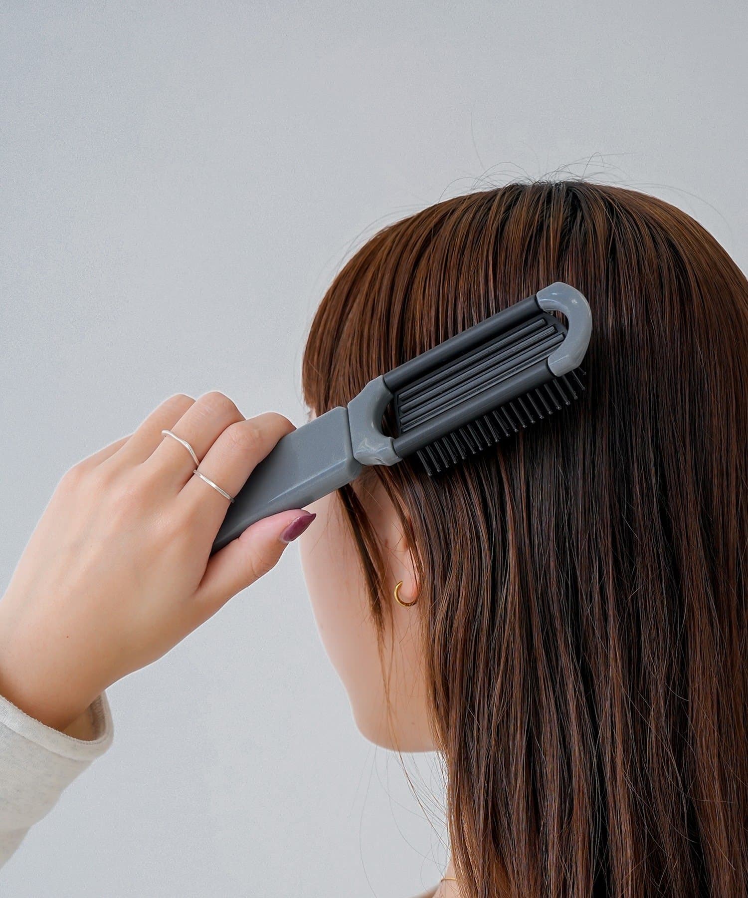 3COINS(スリーコインズ) 折りたたみミラー付コーム