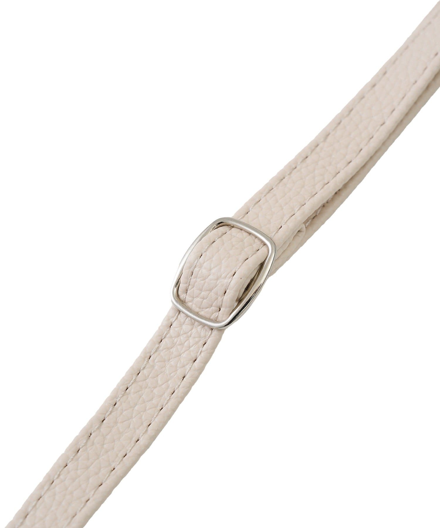 3COINS(スリーコインズ) ショルダー付きハートスマホケース：iPhone15用