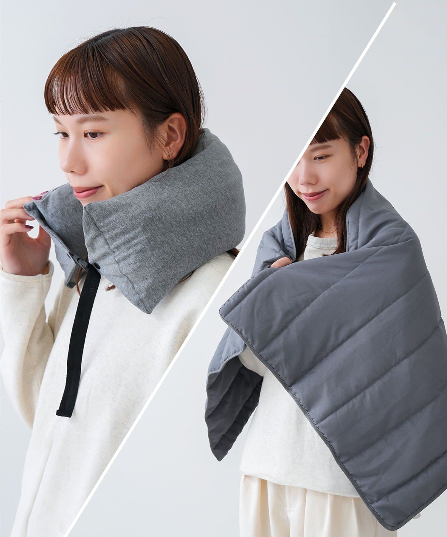 3COINS(スリーコインズ) 2WAYネックピロー