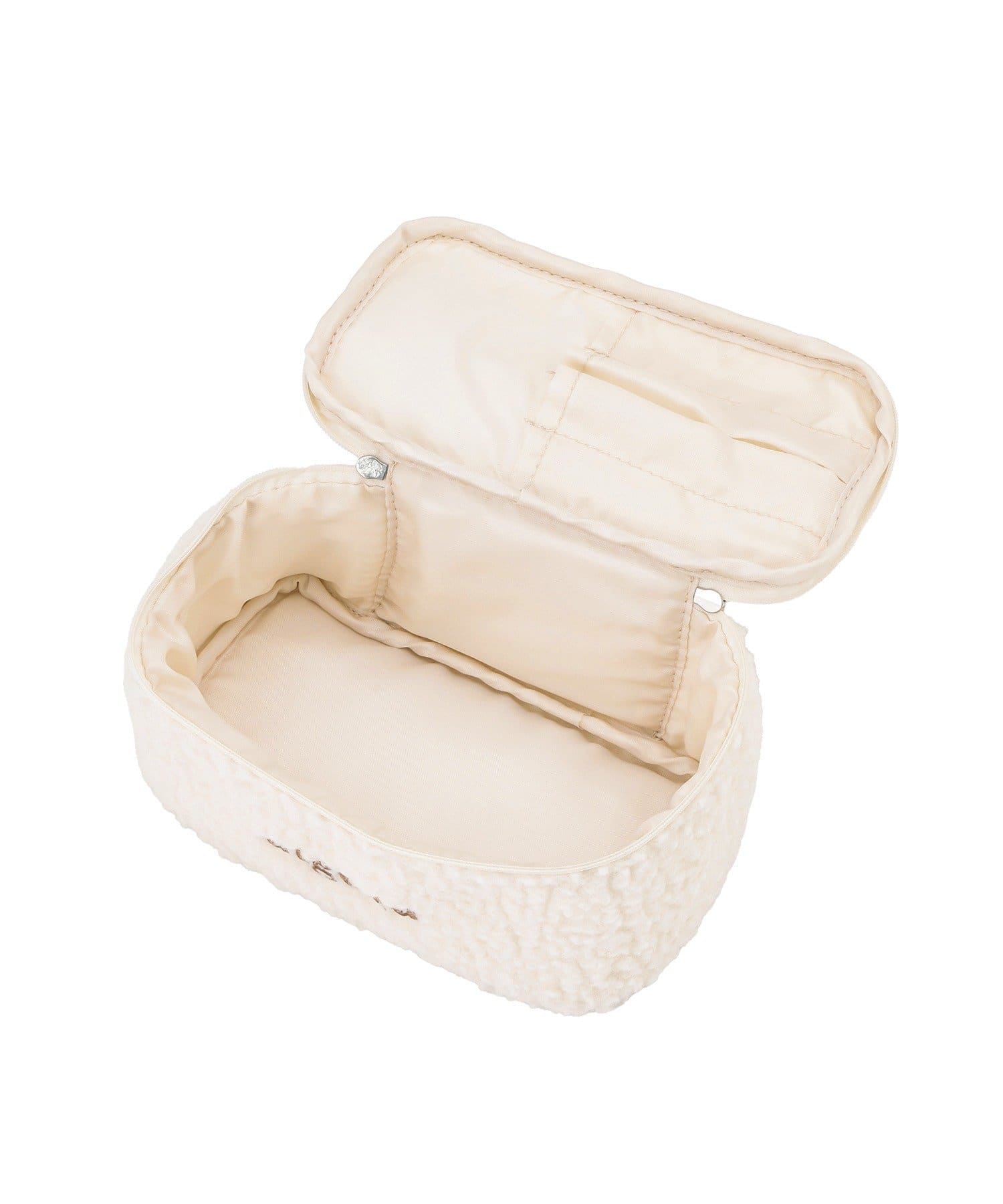 3COINS(スリーコインズ) もこもこバニティポーチ／KIDSコスメ