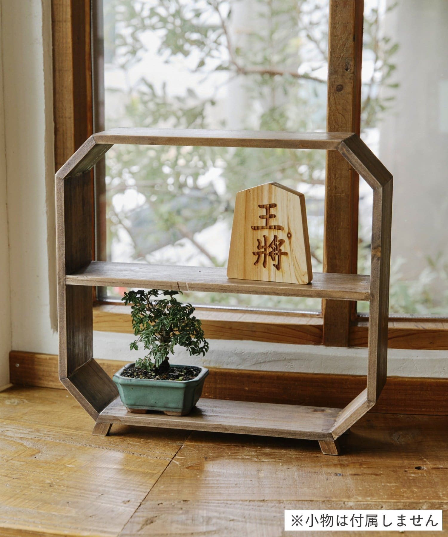 salut!(サリュ) 八角ラック／苔玉と盆栽