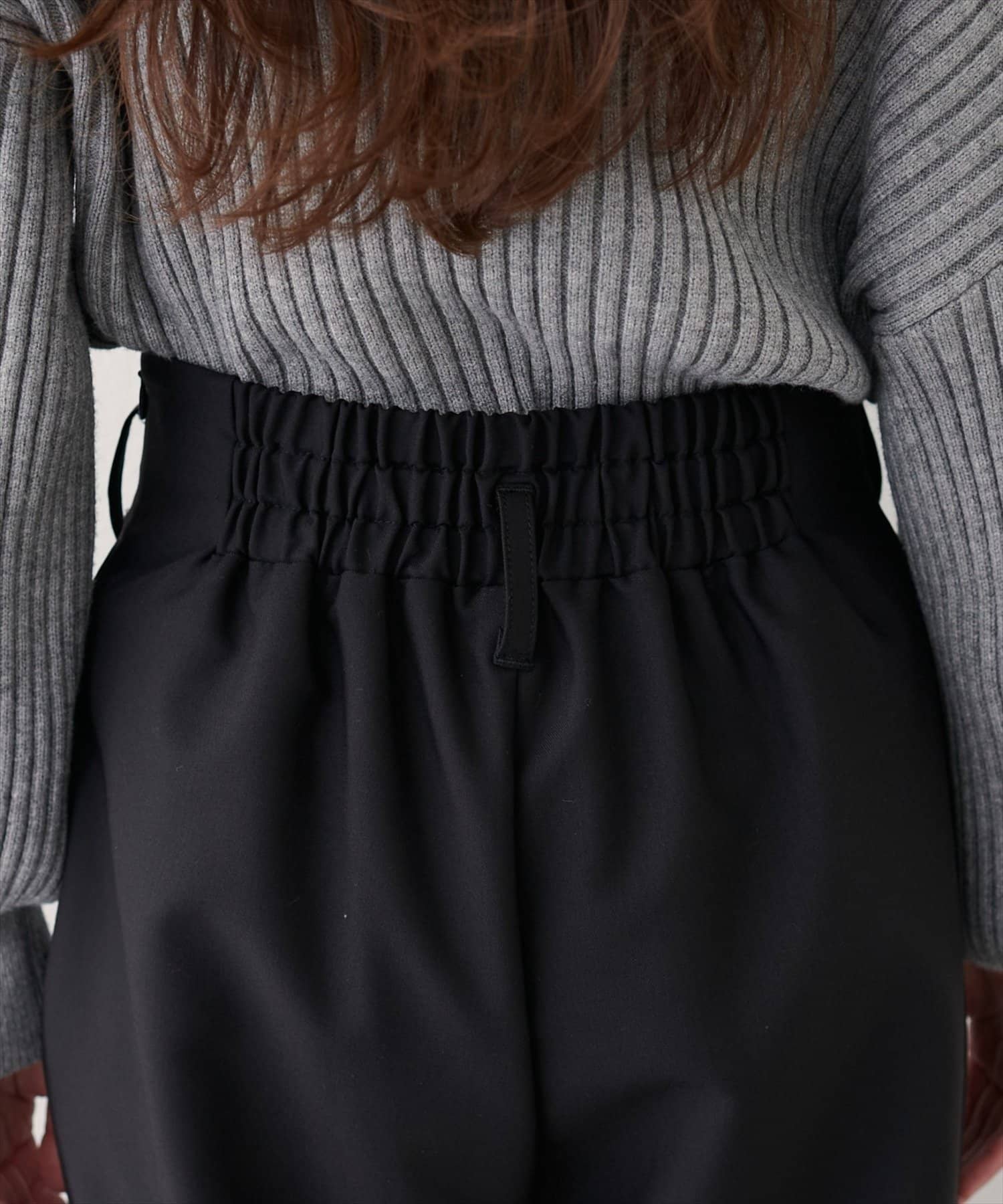 NICE CLAUP / OLIVE des OLIVE OUTLET(ナイスクラップ  / オリーブ デ オリーブ アウトレット) 【EVERY VERY NICECLAUP】バックルベルト付きタックパンツ