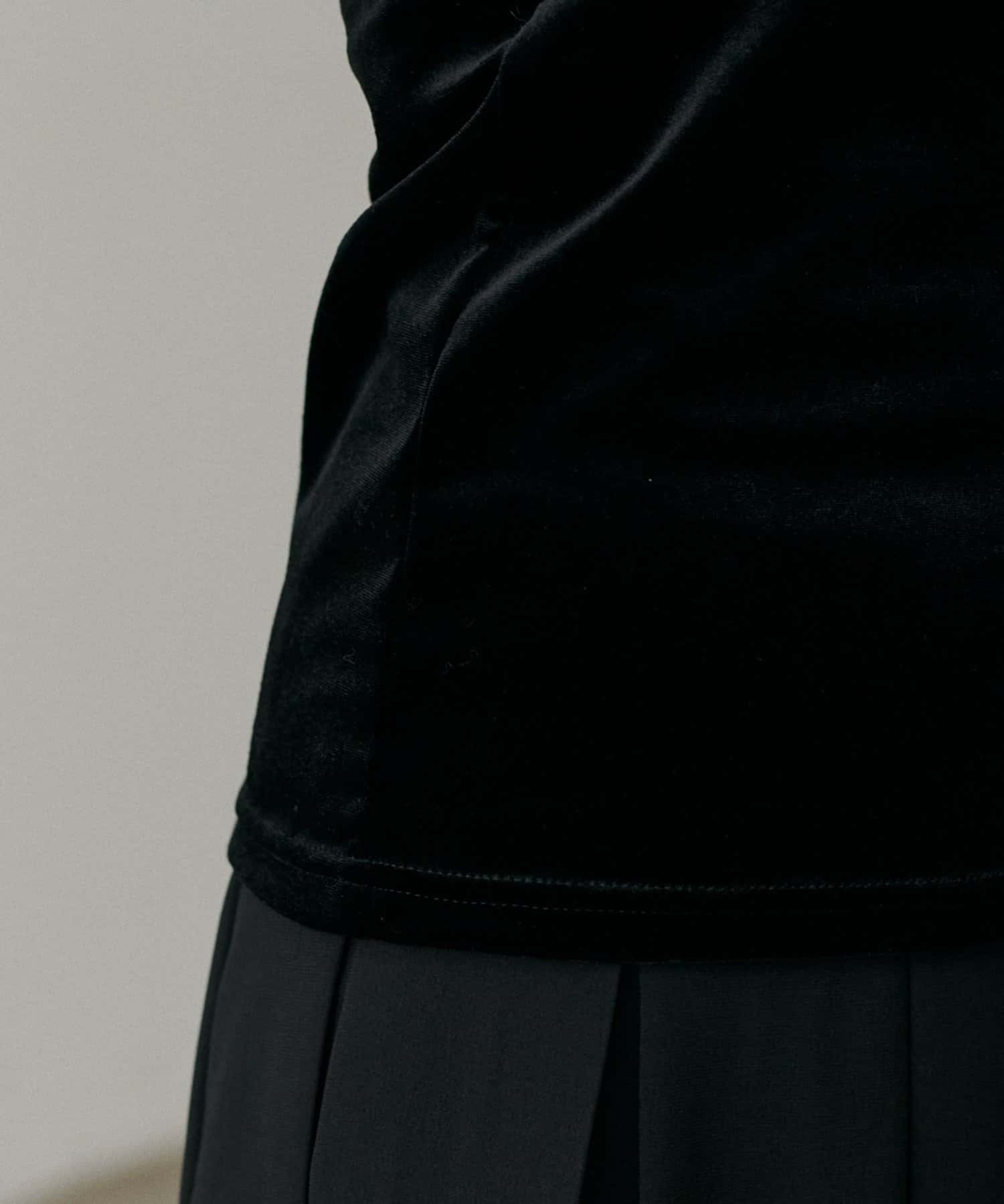 NICE CLAUP / OLIVE des OLIVE OUTLET(ナイスクラップ  / オリーブ デ オリーブ アウトレット) 【LARUTA】カップ付きベロアキャミ