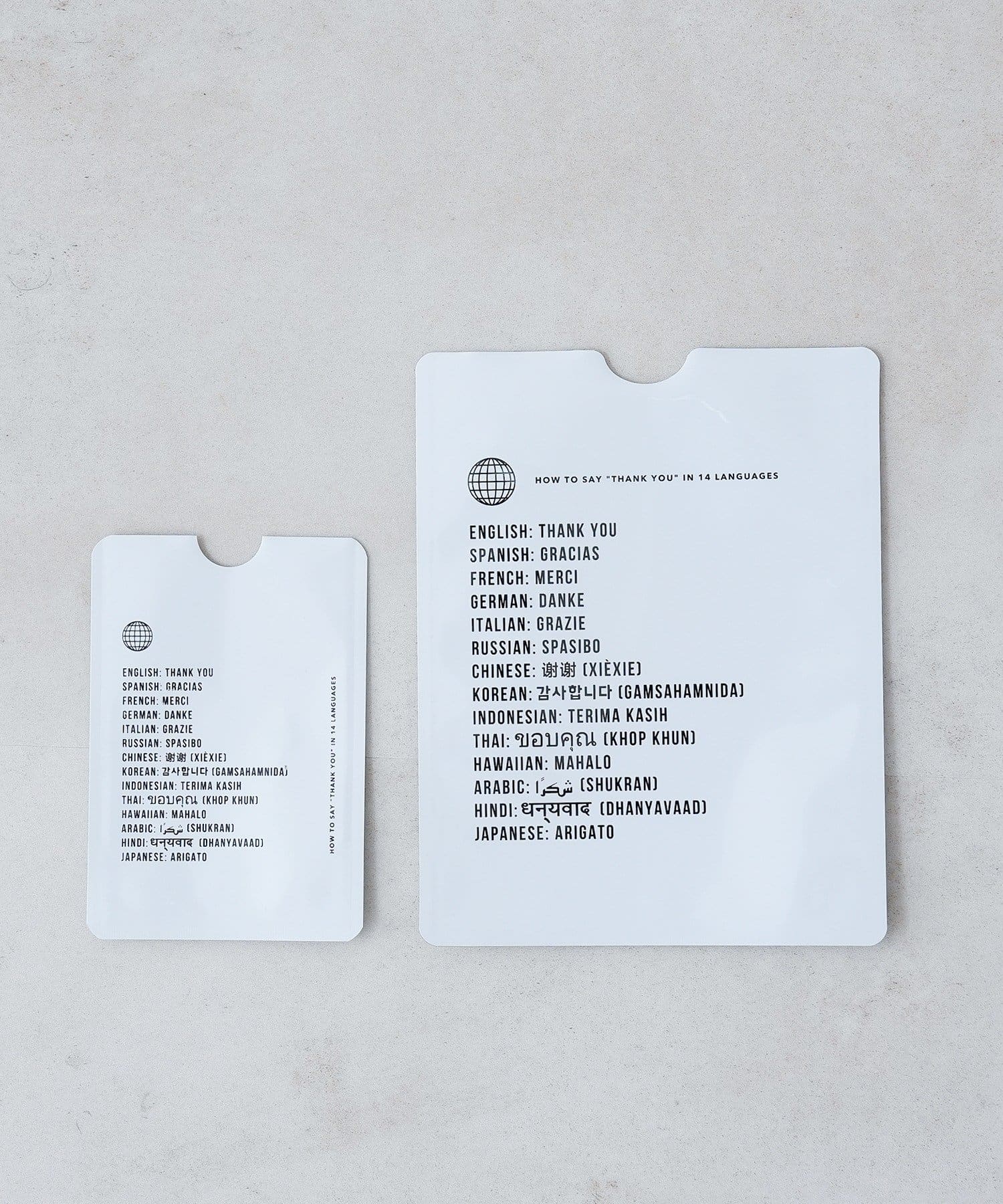 3COINS(スリーコインズ) スキミング防止カードパスポートケースセット