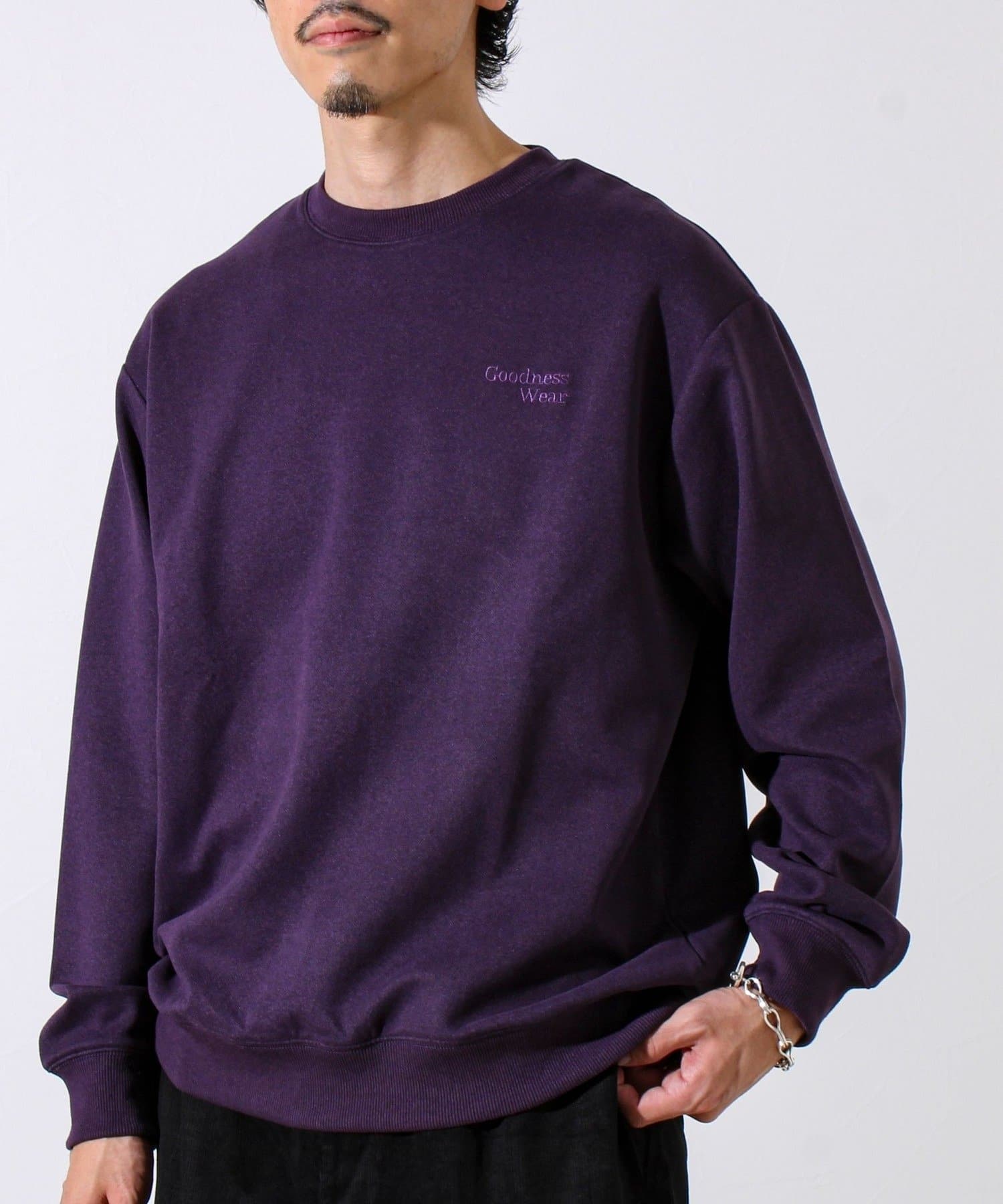 FREDY & GLOSTER(フレディ アンド グロスター) 【GOODNESS WEAR】ソフトタッチ裏起毛クルーネックスウェット