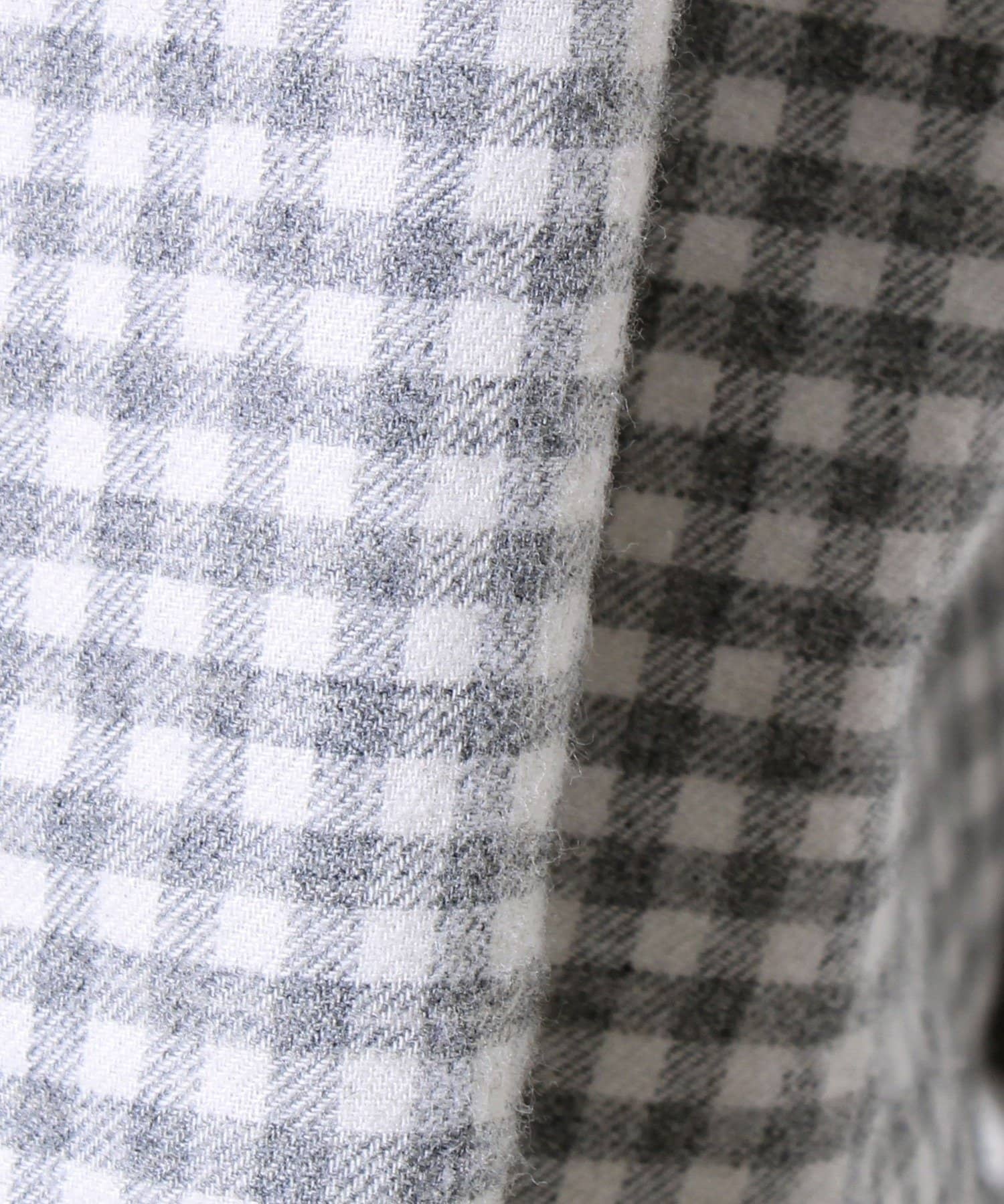 FREDY & GLOSTER(フレディ アンド グロスター) 【定番フレブルシリーズ】フレンチブルドッグ刺繍 ボタンダウンネルシャツ