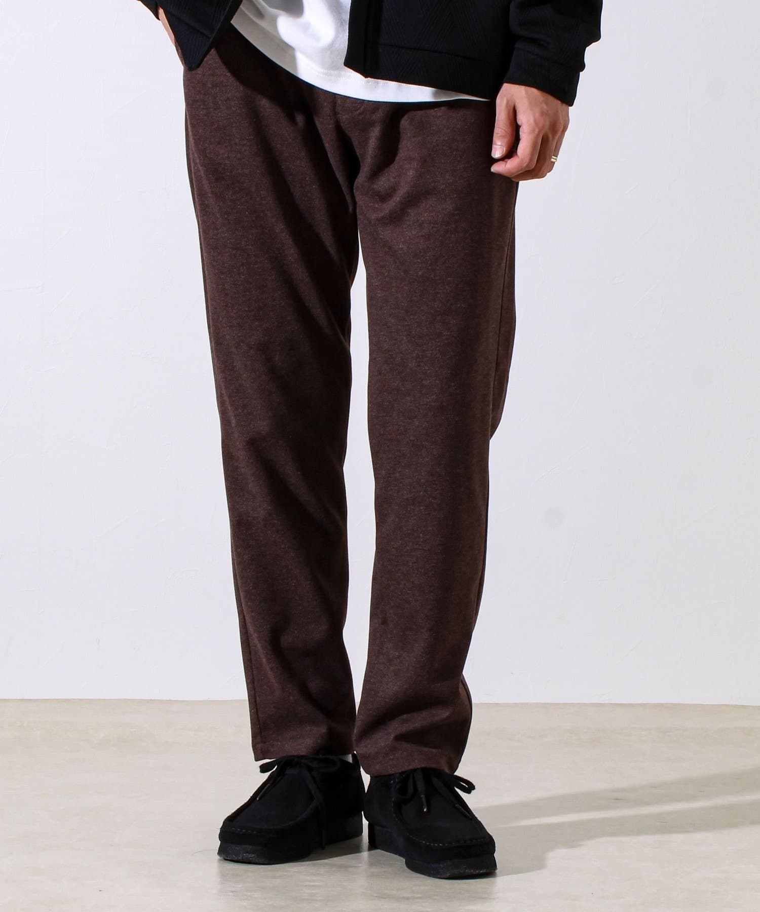 FREDY & GLOSTER(フレディ アンド グロスター) 【Deep Shape】微起毛ストレッチ イージーパンツ