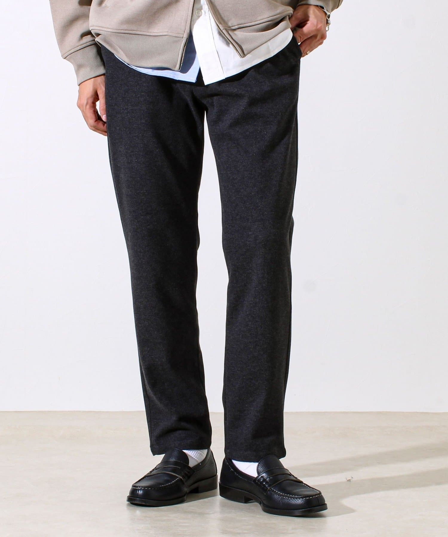 FREDY & GLOSTER(フレディ アンド グロスター) 【Deep Shape】微起毛ストレッチ イージーパンツ