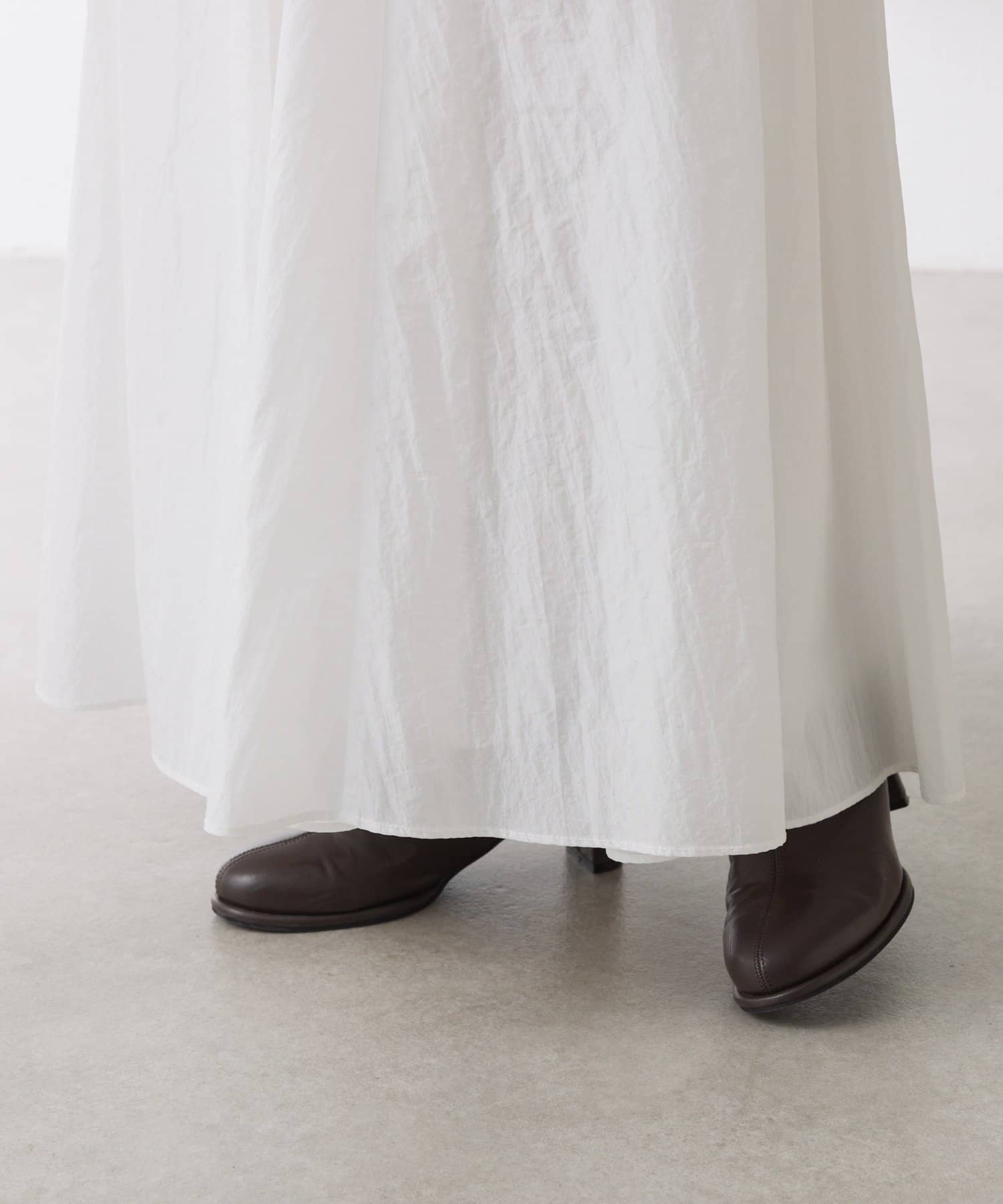 COLLAGE GALLARDAGALANTE(コラージュ ガリャルダガランテ) 【ウエスト総ゴム】タックギャザースカート