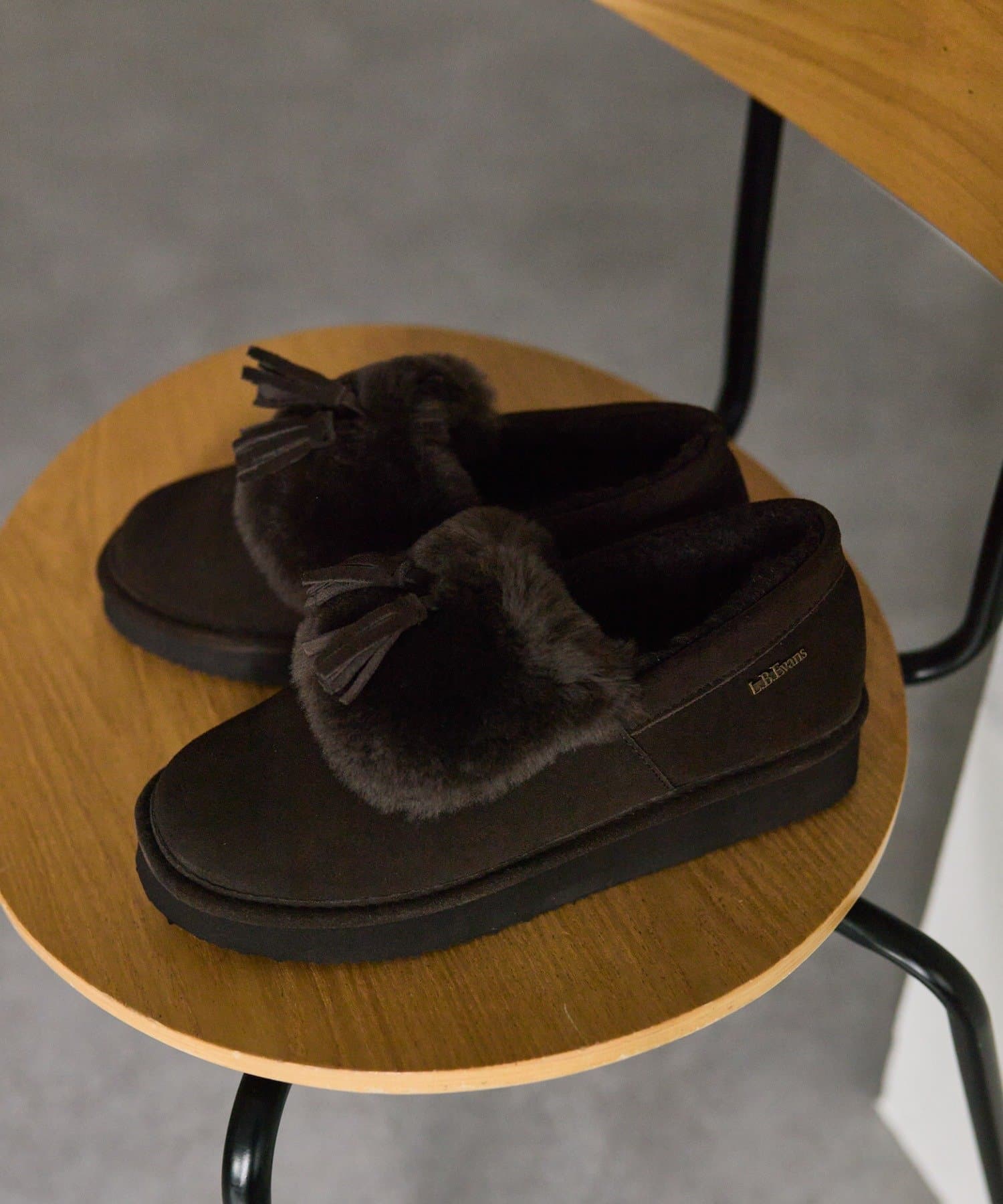 ear PAPILLONNER(イア パピヨネ) 【L.B.Evans（エルビーエヴァンズ】フリンジモカシン RITA