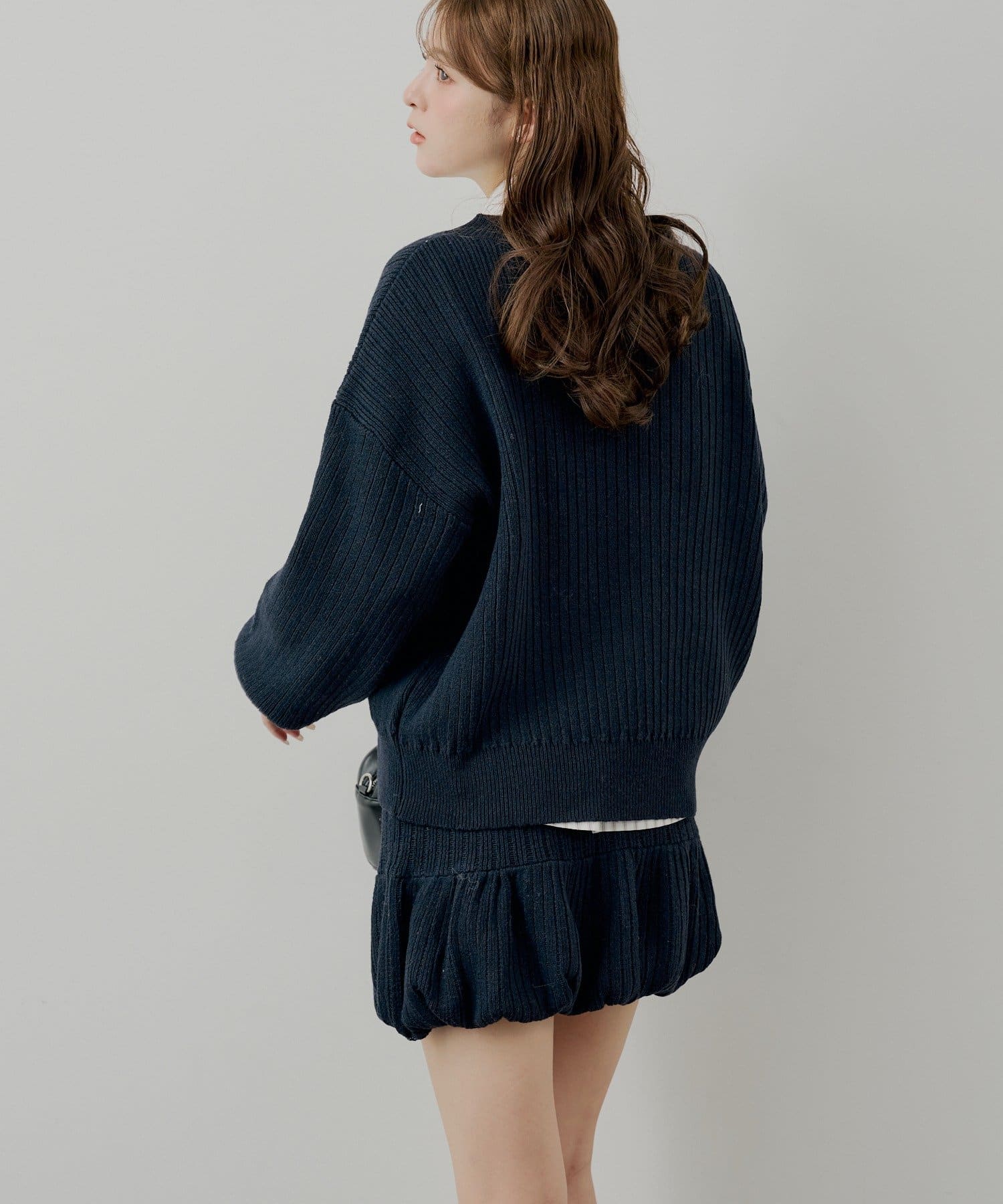 Chico(チコ) 【11/13(木)0:00販売開始】ニットバルーンミニスカート