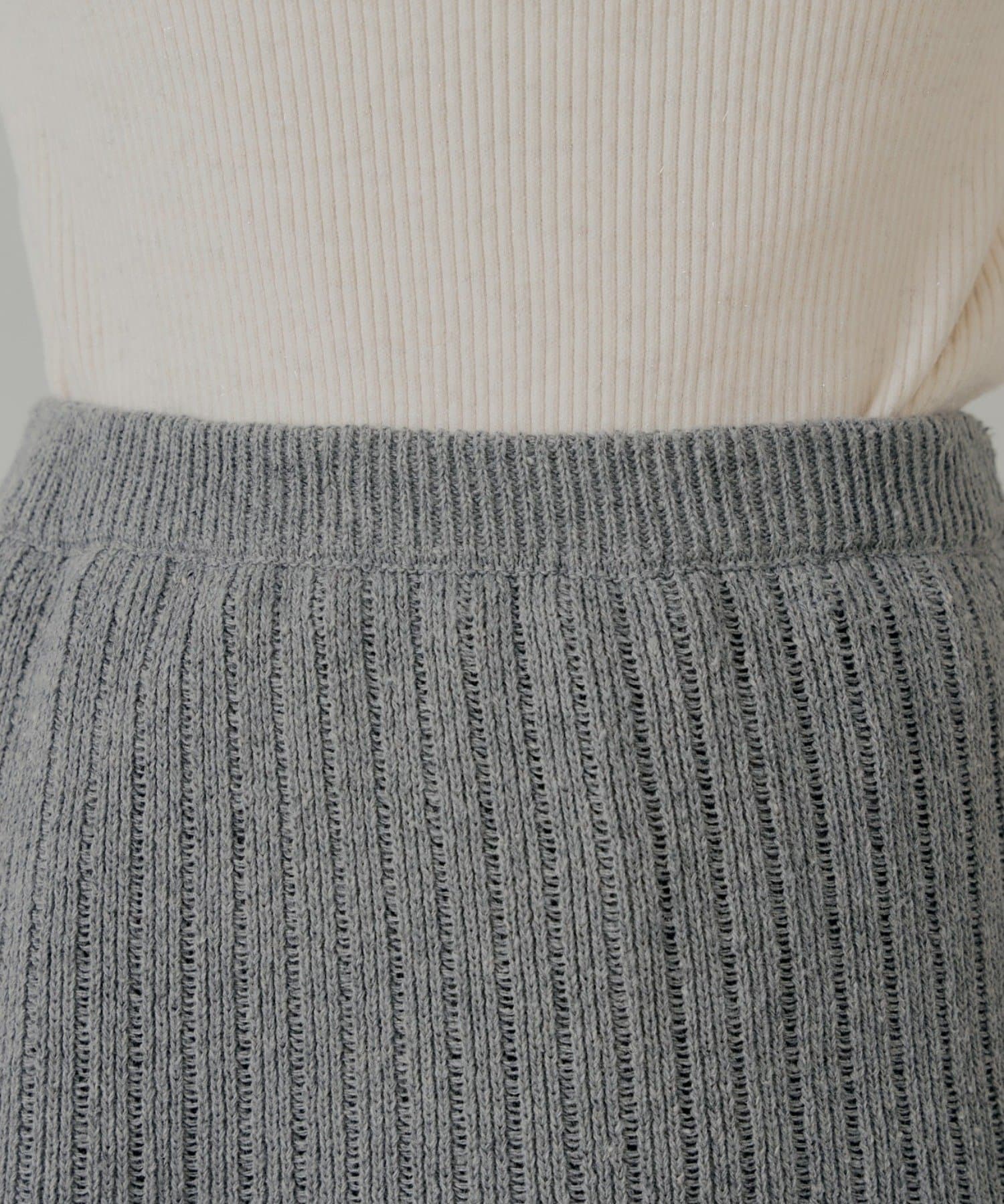 Chico(チコ) 【セットアップ対応】ニットバルーンミニスカート