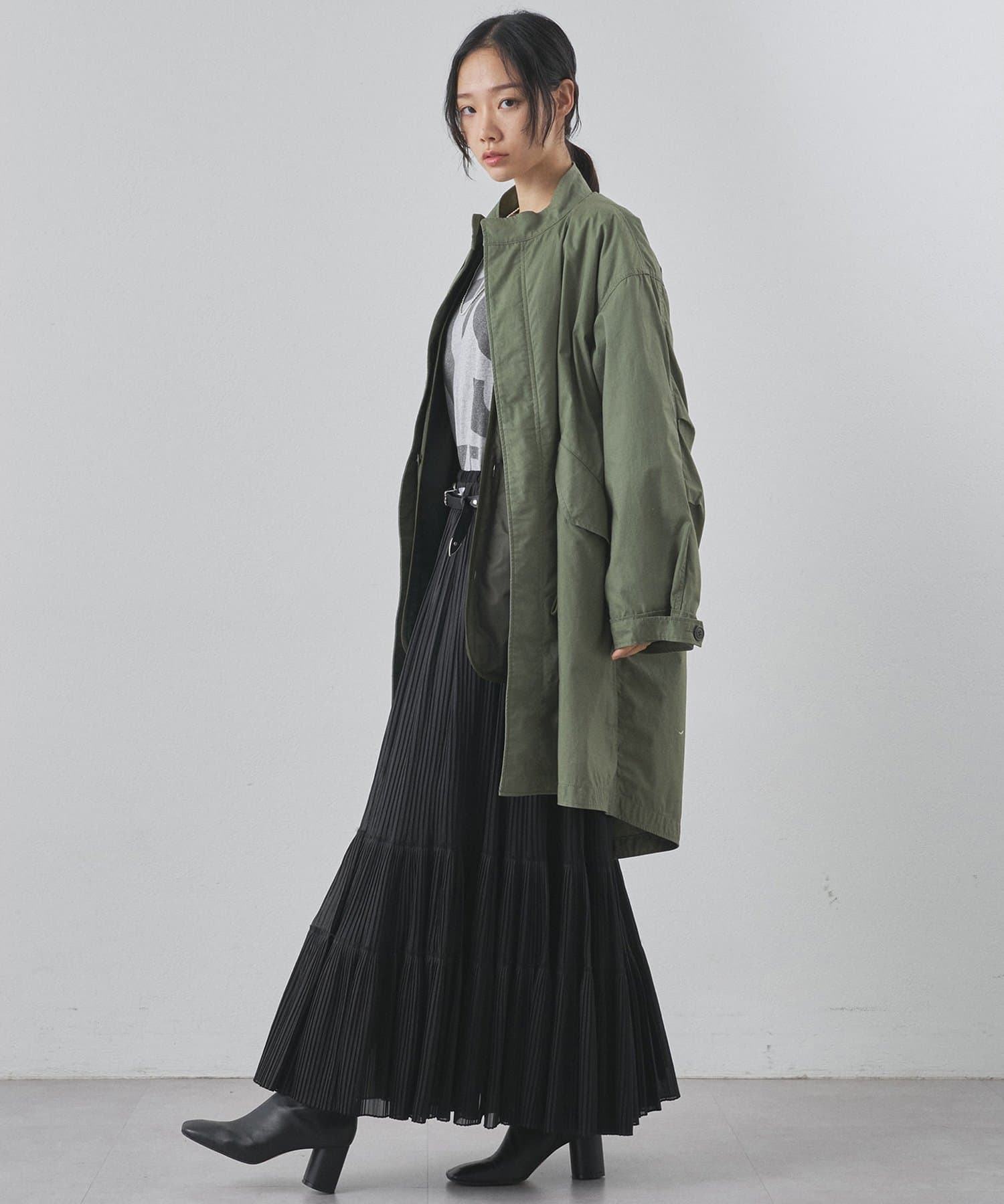 Whim Gazette(ウィム ガゼット) オーガンジーティアードスカート