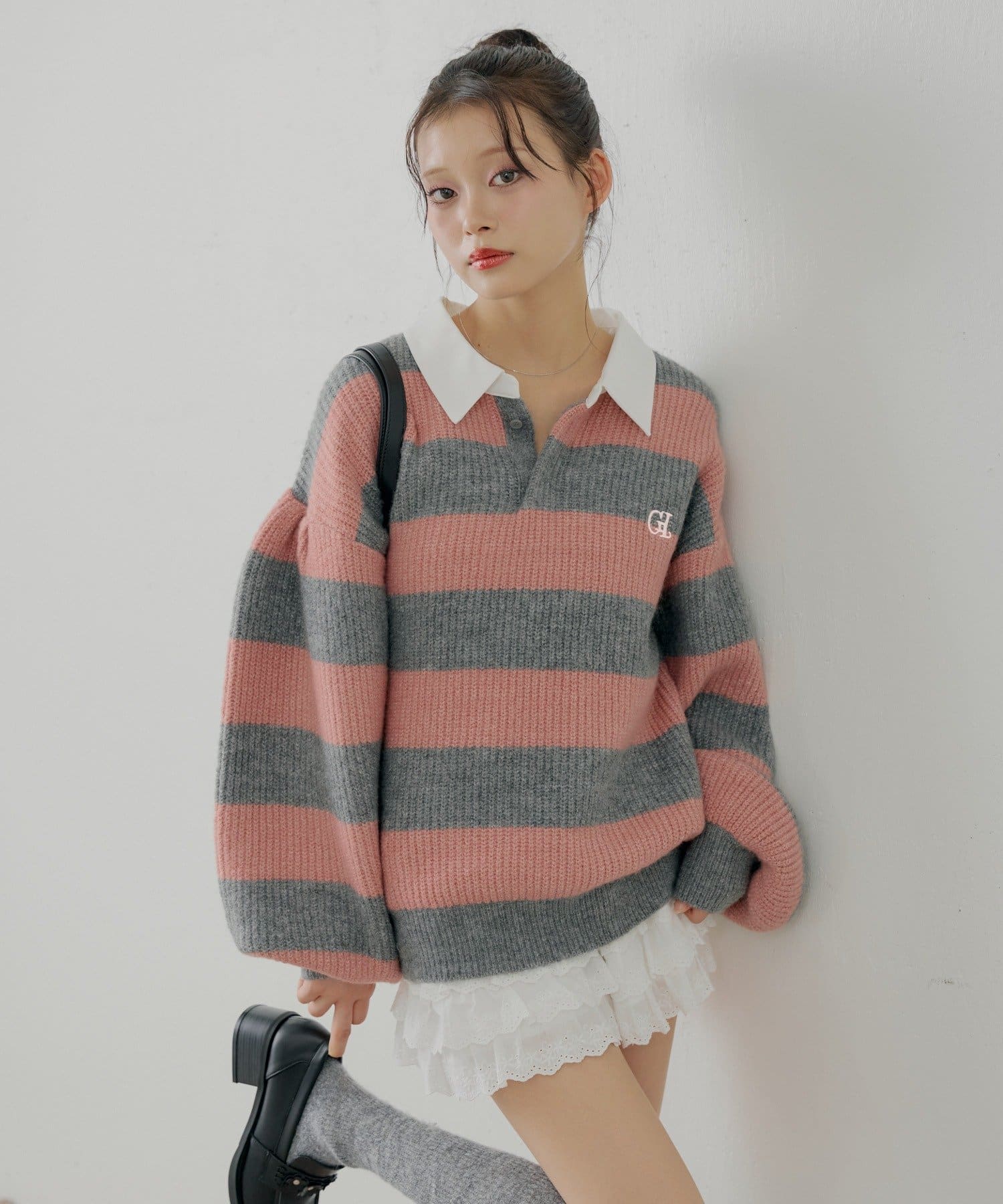 Chico(チコ) ルーズボーダーラガーニット