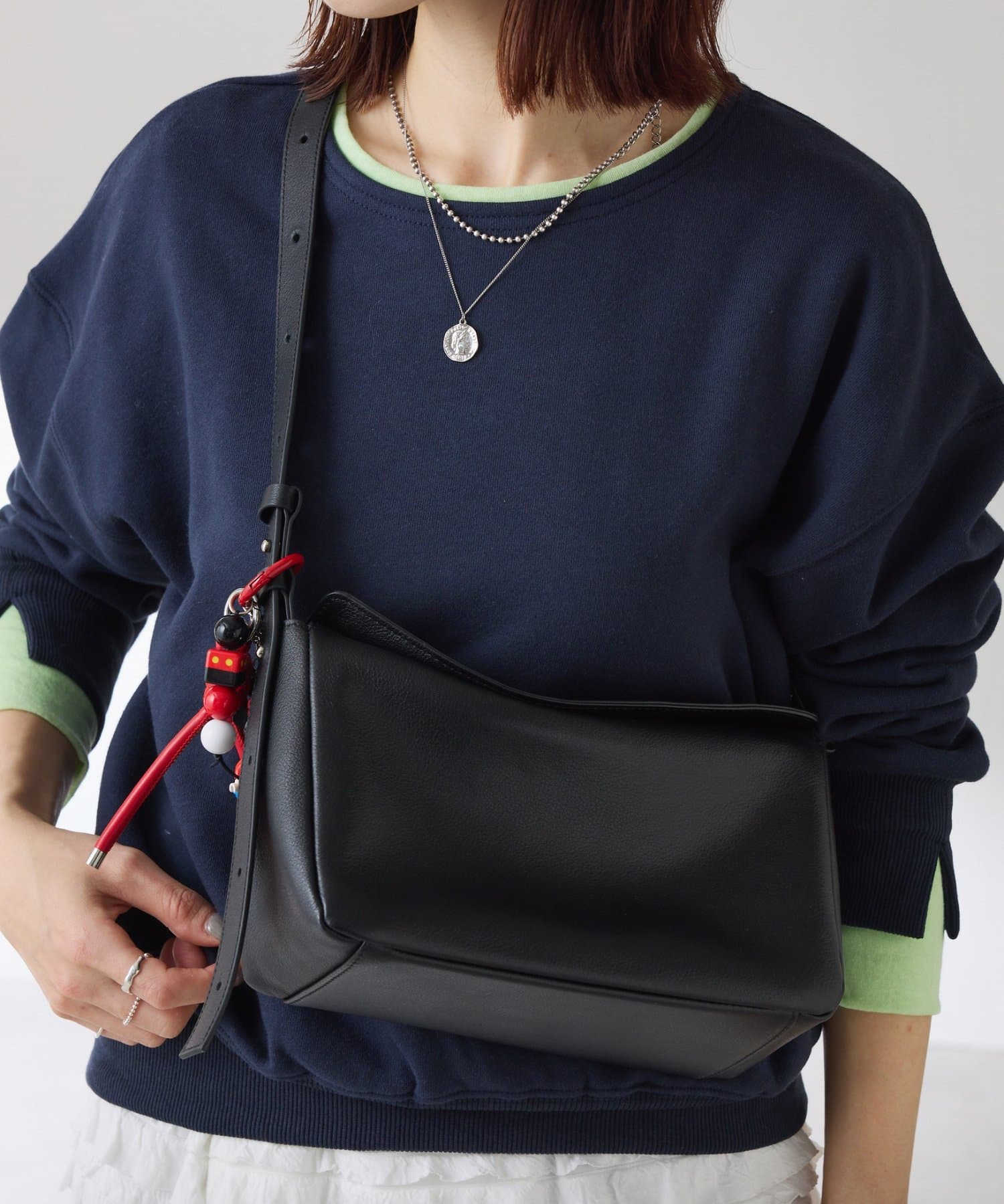 COLLAGE GALLARDAGALANTE(コラージュ ガリャルダガランテ) 《人気インフルエンサー企画》【2月12日販売開始】メタルレスレザーバッグ