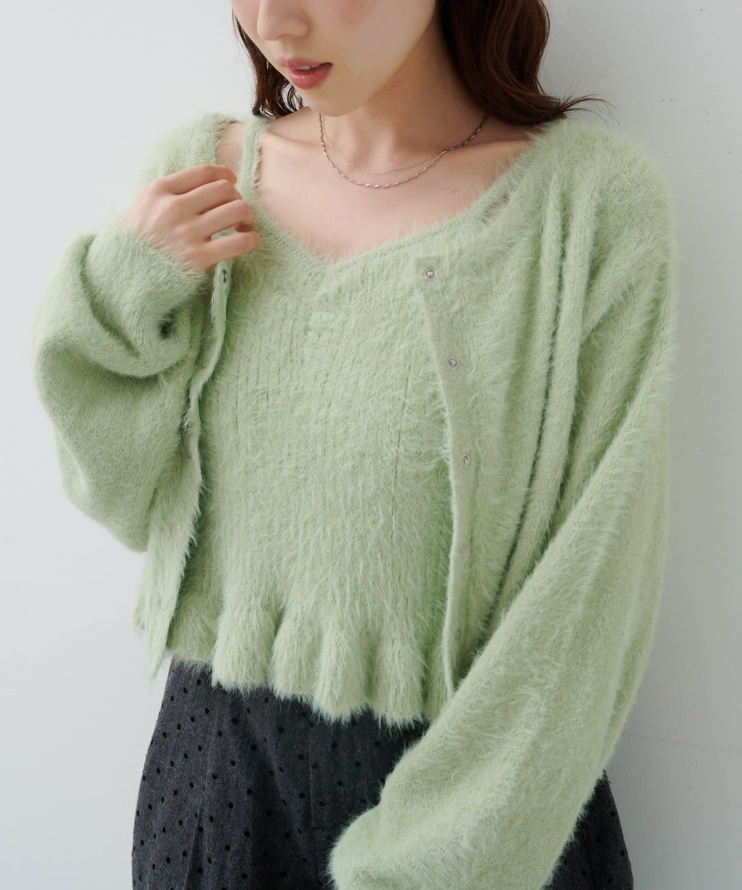 Kastane(カスタネ) 【WEB先行】フェザーニットアンサンブルSET