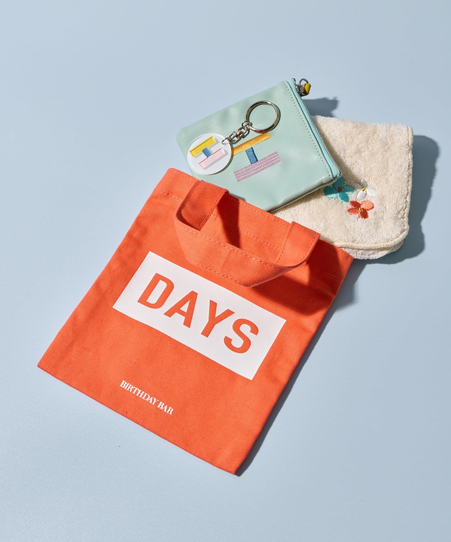 BIRTHDAY BAR(バースデイバー) Kindly Yours コットンミニレクタングルフラットバッグ