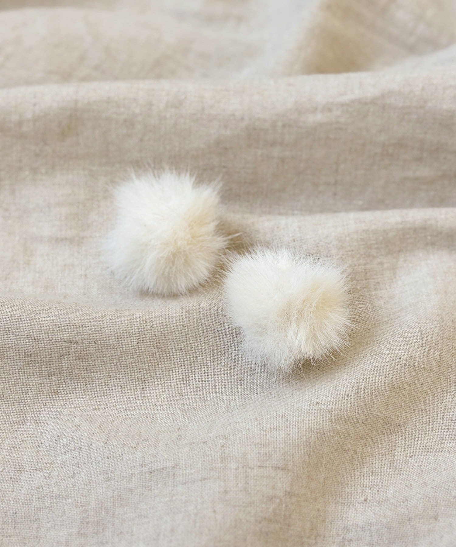 3COINS(スリーコインズ) フェイクファーイヤリング／KIDS