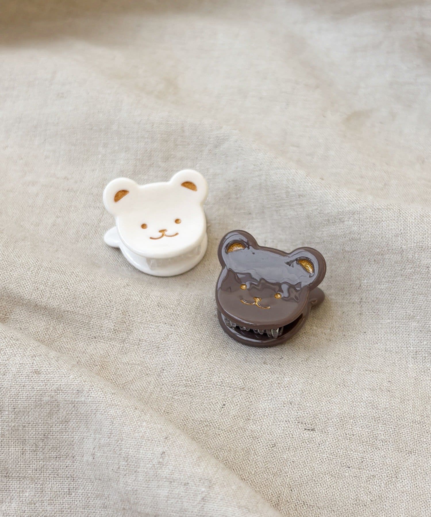 3COINS(スリーコインズ) クマクリップ2個セット／KIDS