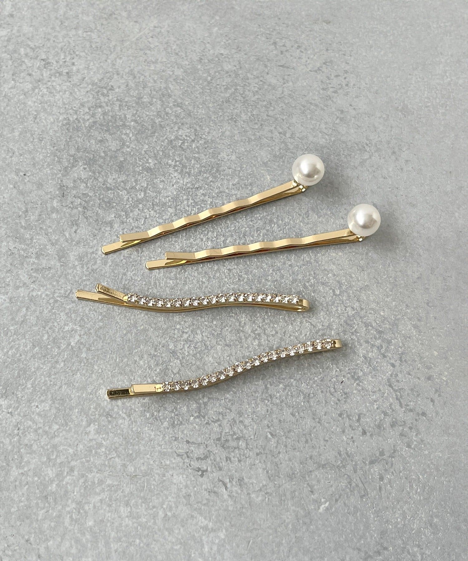 3COINS(スリーコインズ) リボンヘアピンヘアアレンジセット