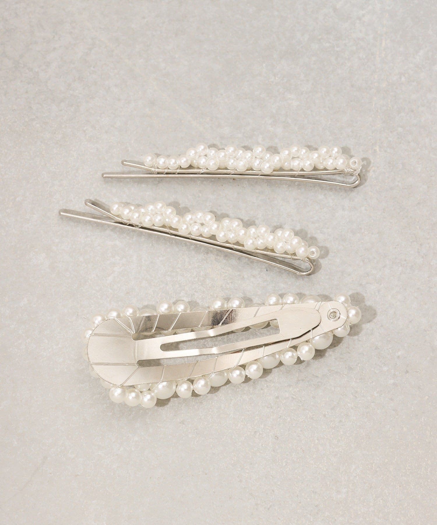 3COINS(スリーコインズ) パールデザインヘアピン3個セット