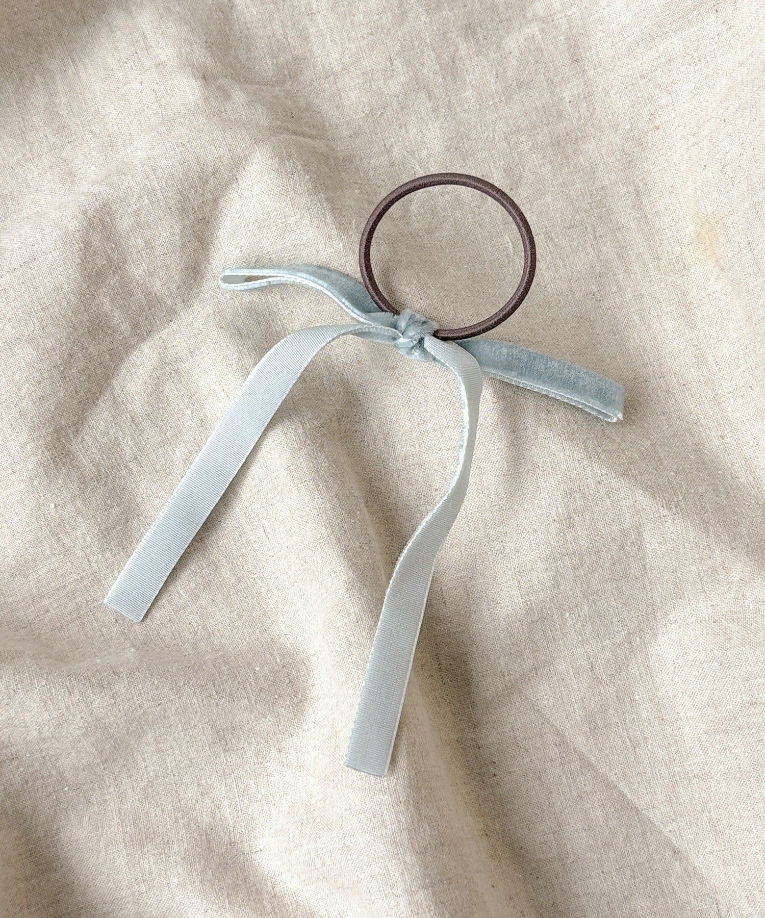 3COINS(スリーコインズ) ベロアリボンポニー2個セット／KIDS