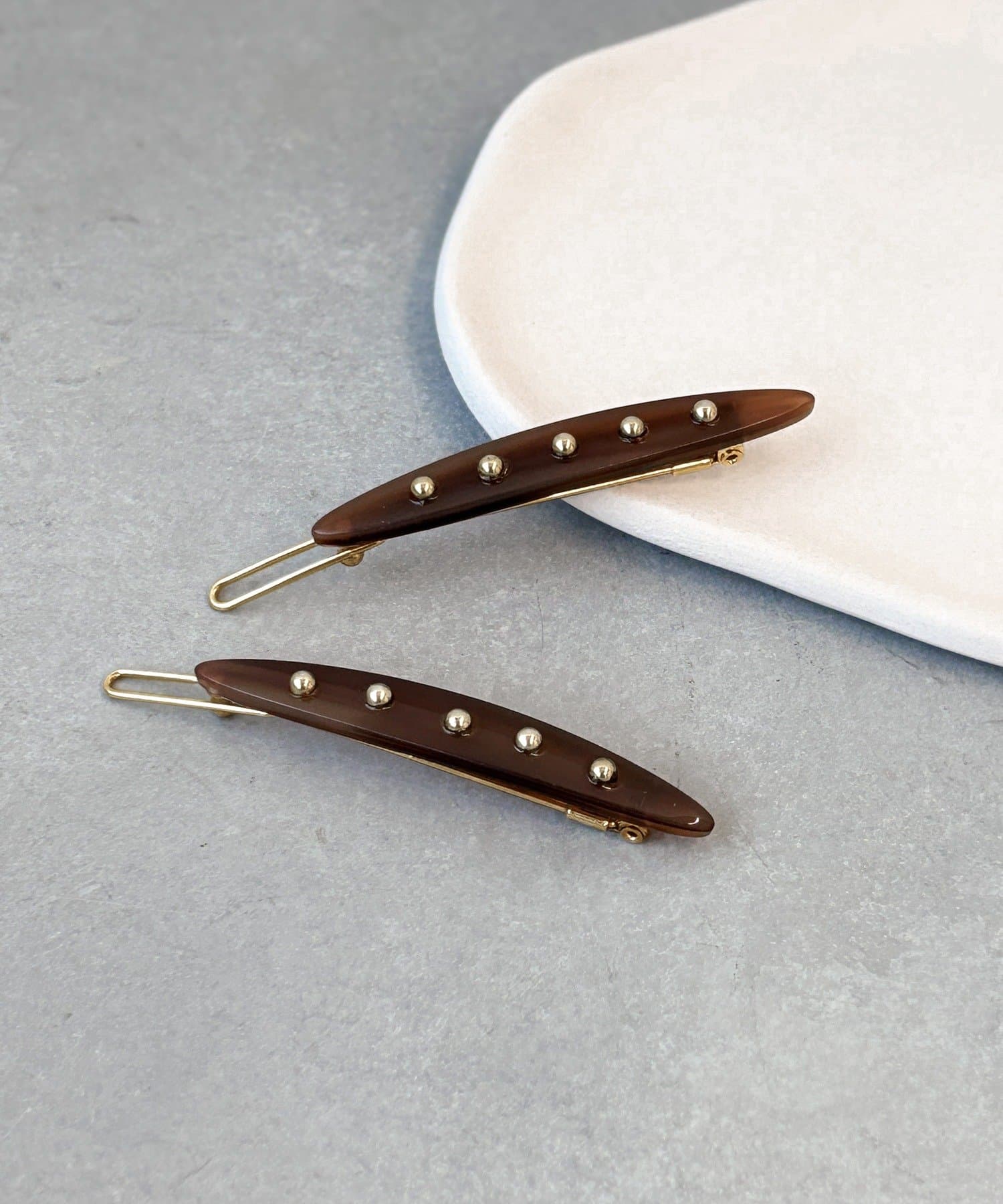 3COINS(スリーコインズ) ボール付きオーバルダボピン2個セット