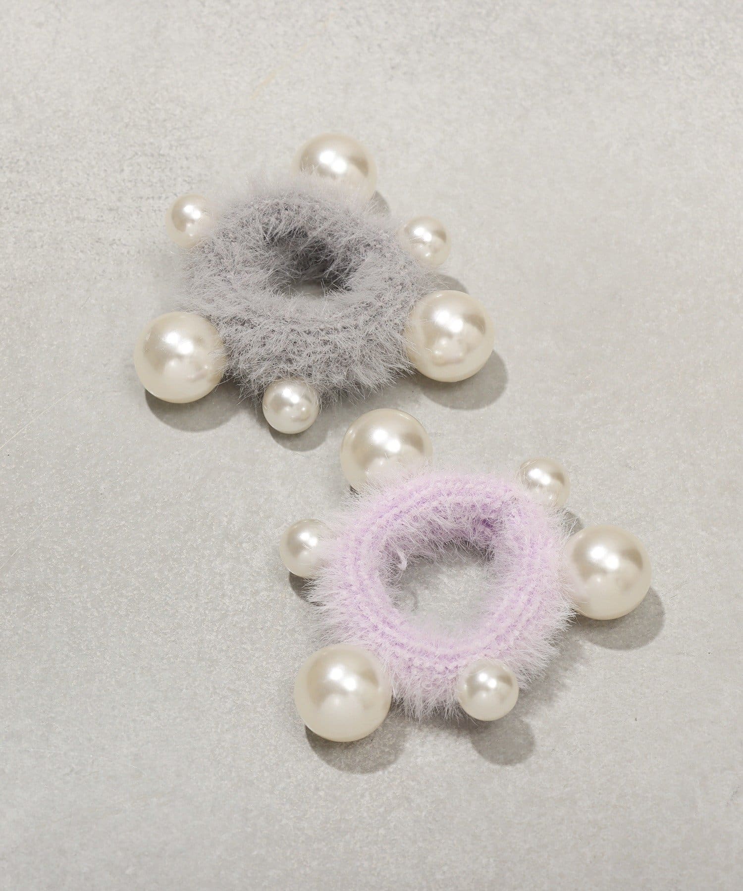 3COINS(スリーコインズ) シャギーパールポニー２個セット