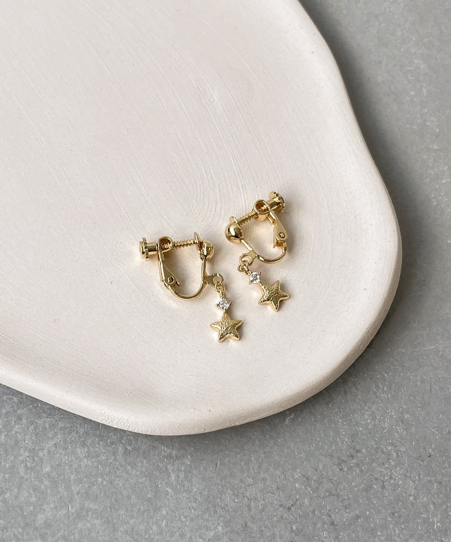 3COINS(スリーコインズ) スターメタルイヤリング