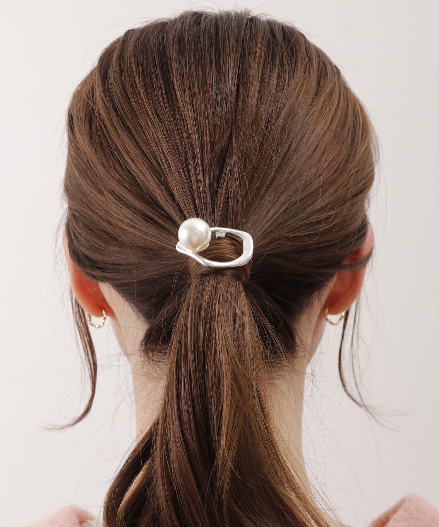 3COINS(スリーコインズ) パール付メタルヘアフック