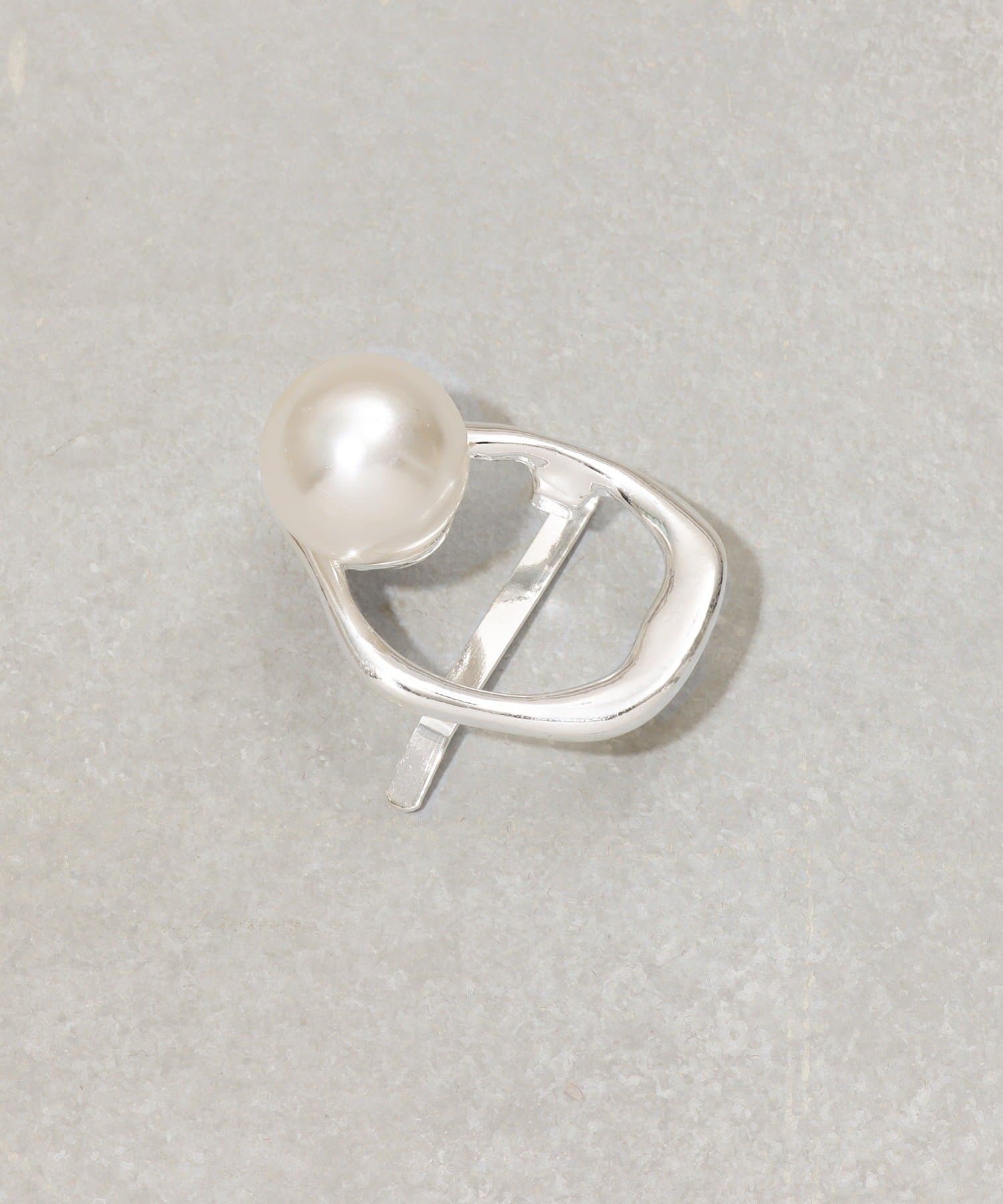 3COINS(スリーコインズ) パール付メタルヘアフック