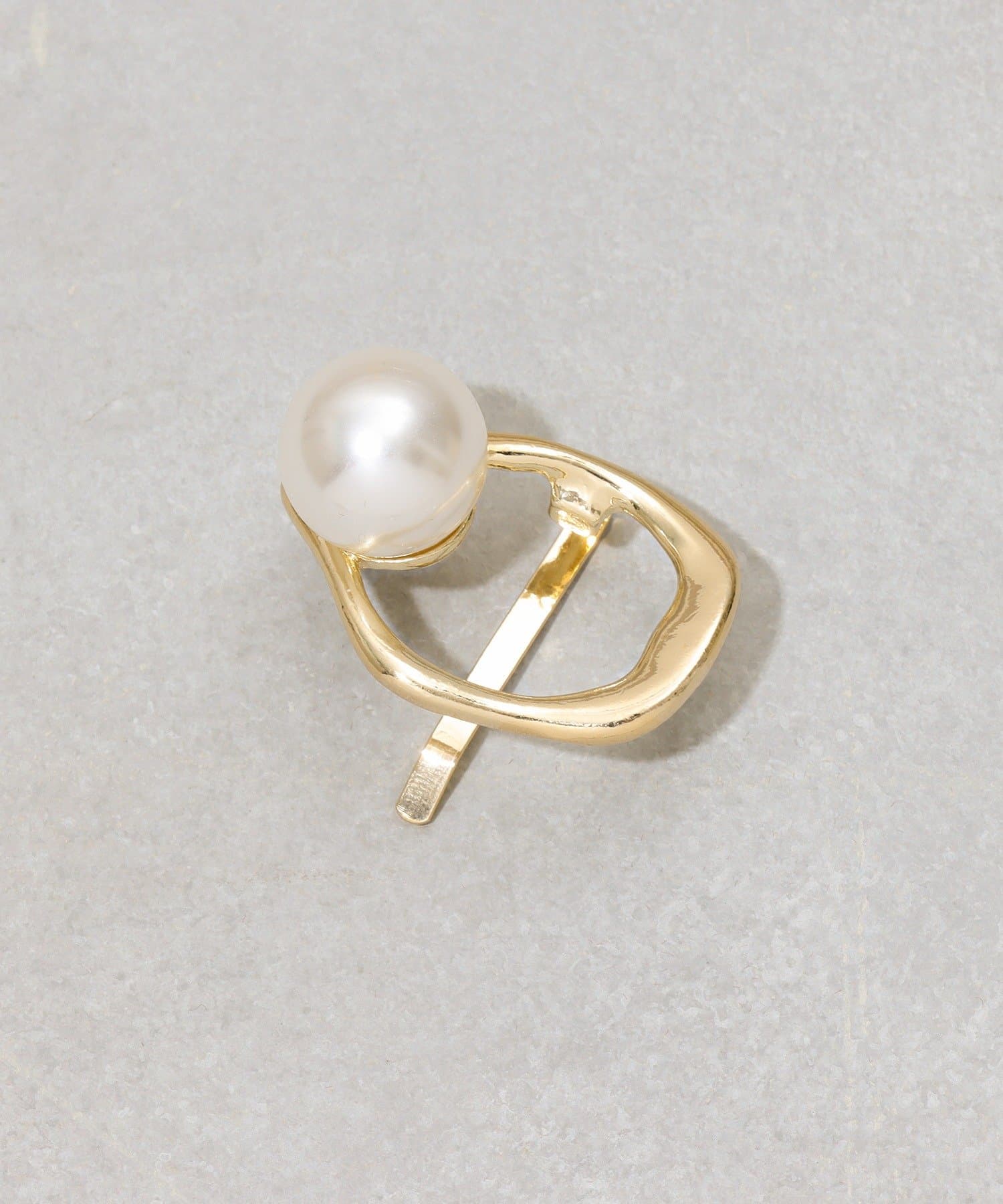 3COINS(スリーコインズ) パール付メタルヘアフック